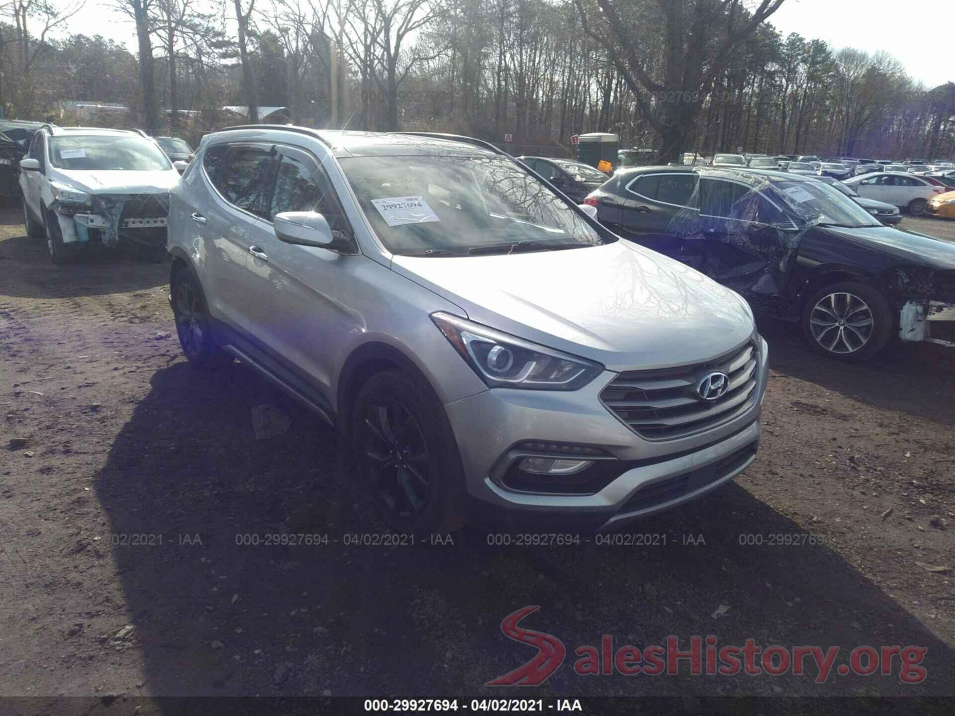 5XYZWDLA0HG409736 2017 HYUNDAI SANTA FE SPORT