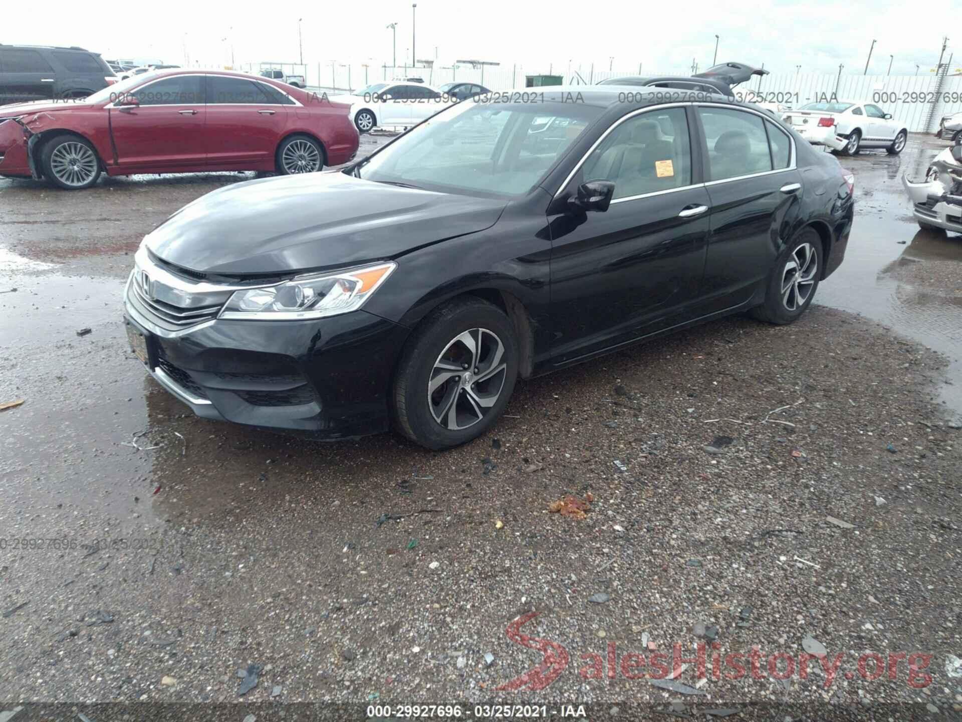 1HGCR2F32GA090452 2016 HONDA ACCORD SEDAN