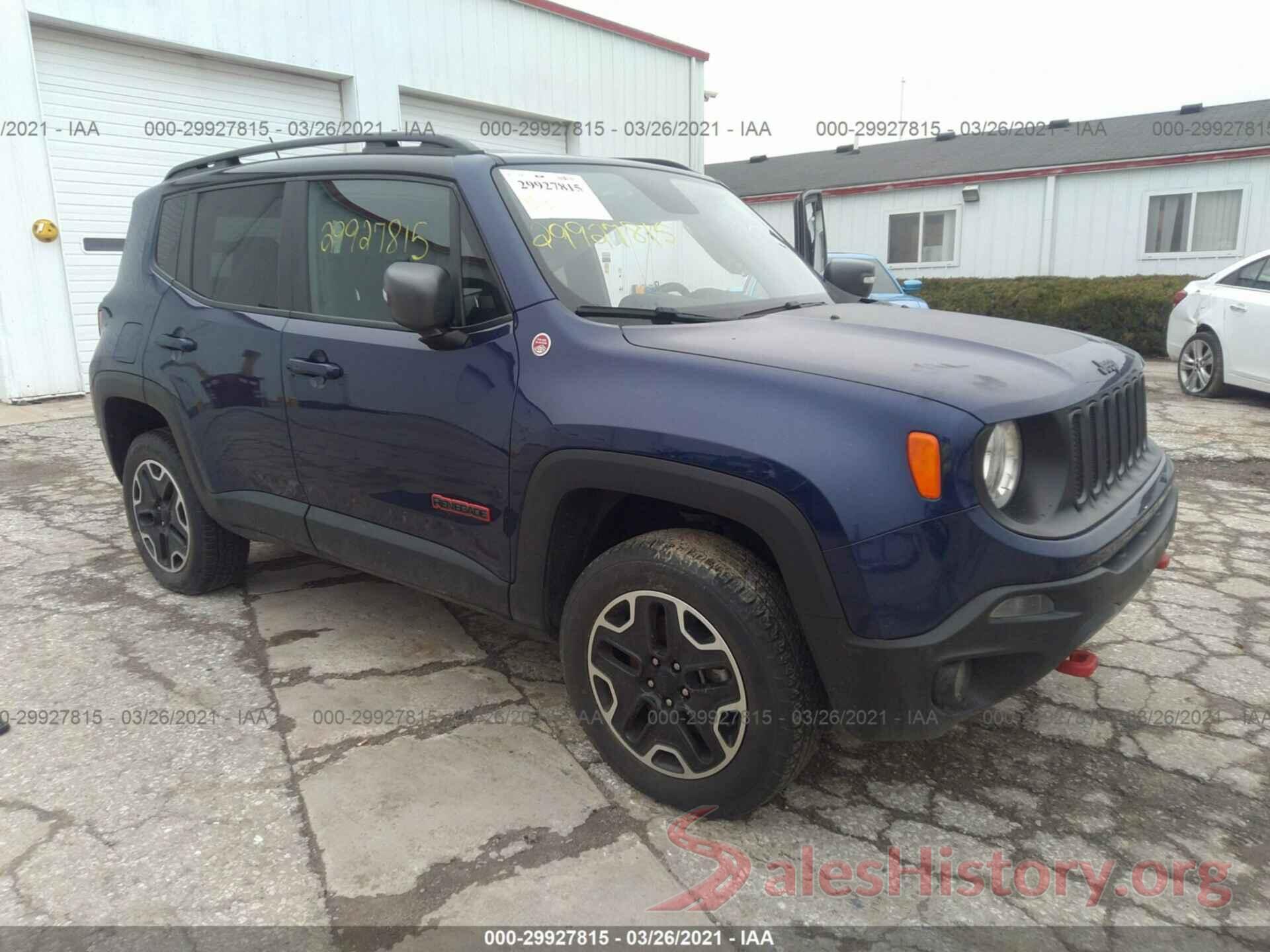 ZACCJBCB8HPE91121 2017 JEEP RENEGADE