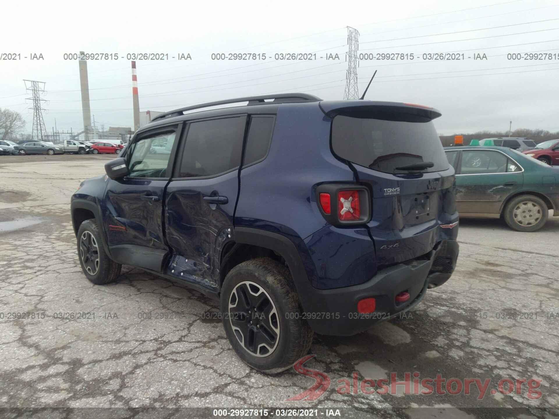 ZACCJBCB8HPE91121 2017 JEEP RENEGADE