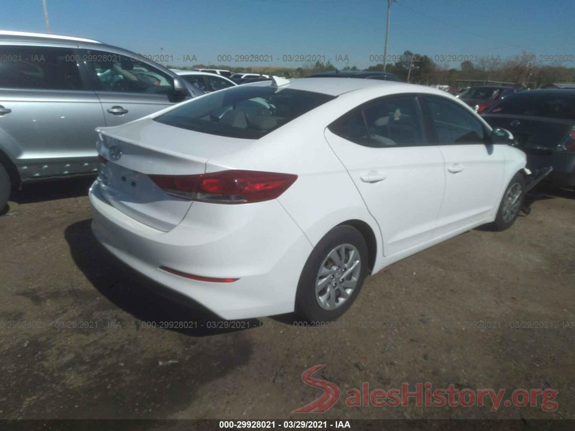 5NPD74LF1HH210416 2017 HYUNDAI ELANTRA