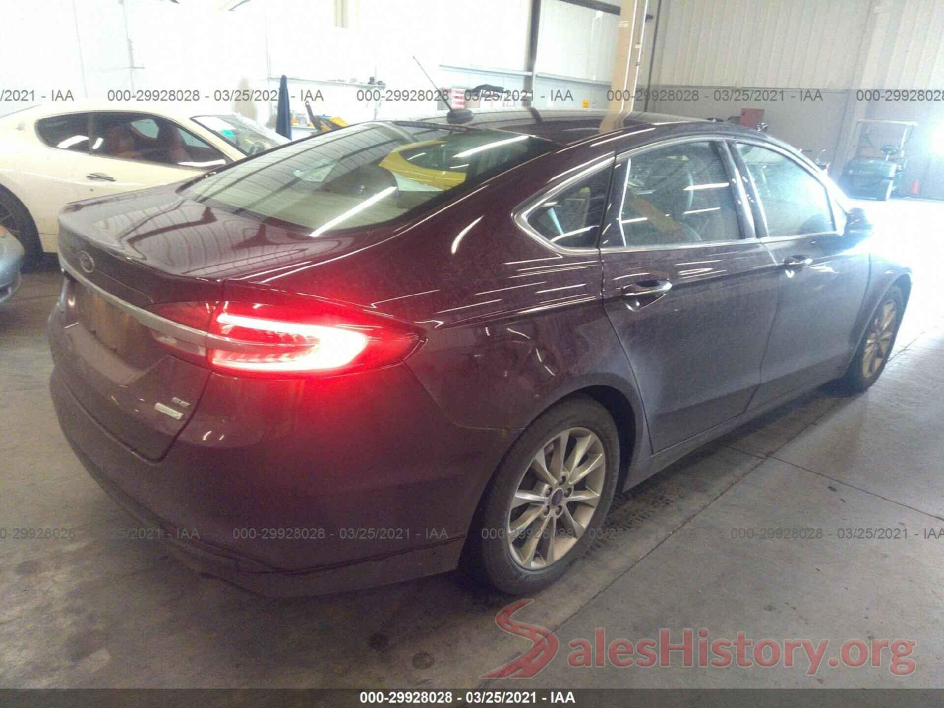 3FA6P0HD5HR105874 2017 FORD FUSION