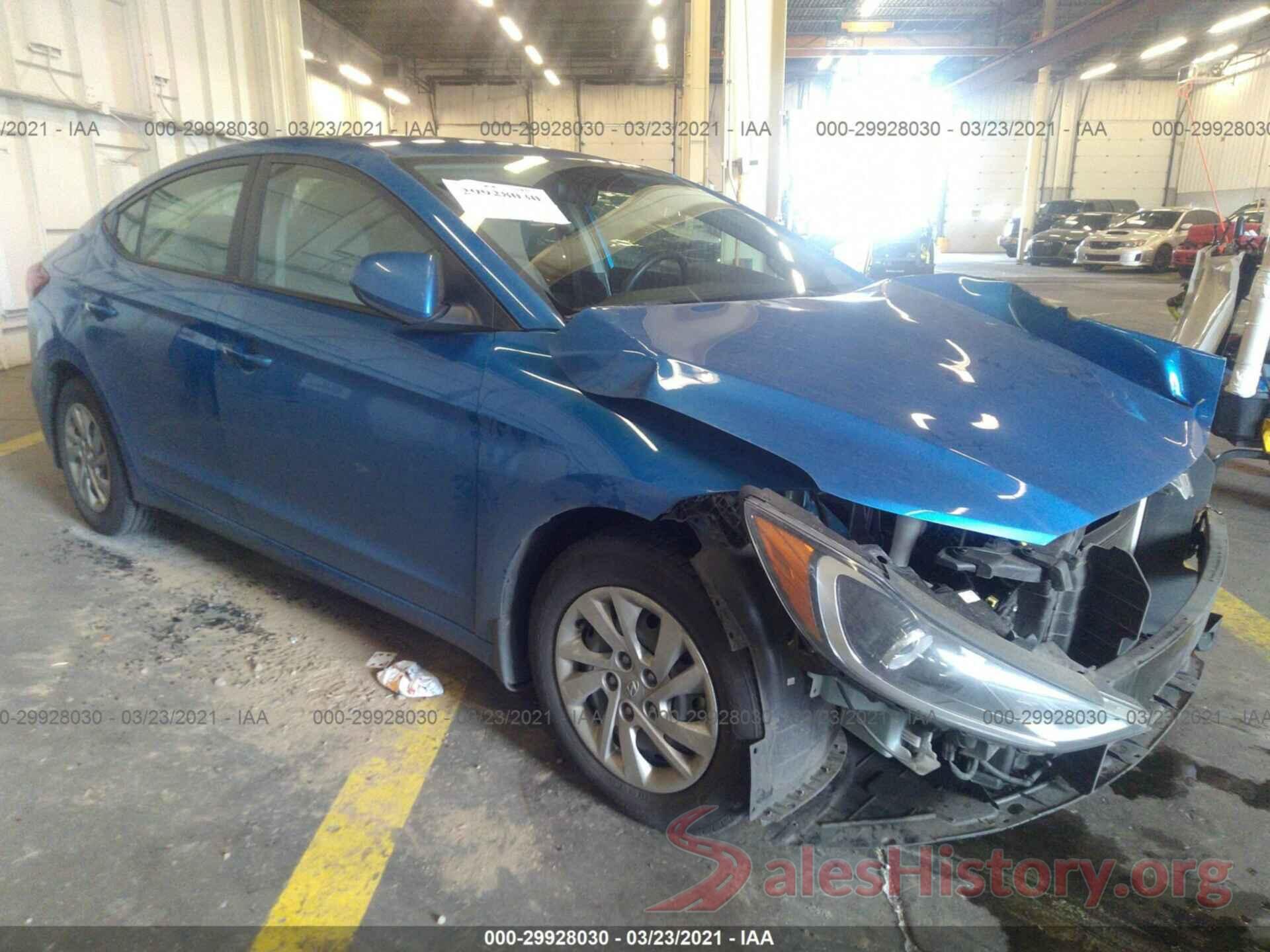 KMHD74LF4HU408389 2017 HYUNDAI ELANTRA