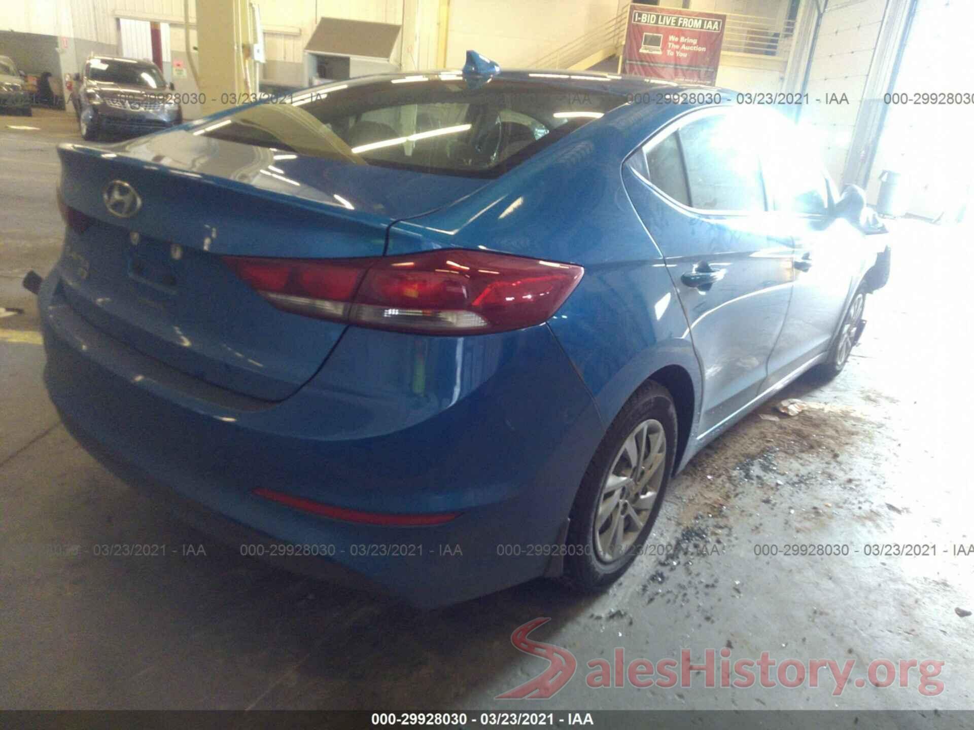 KMHD74LF4HU408389 2017 HYUNDAI ELANTRA