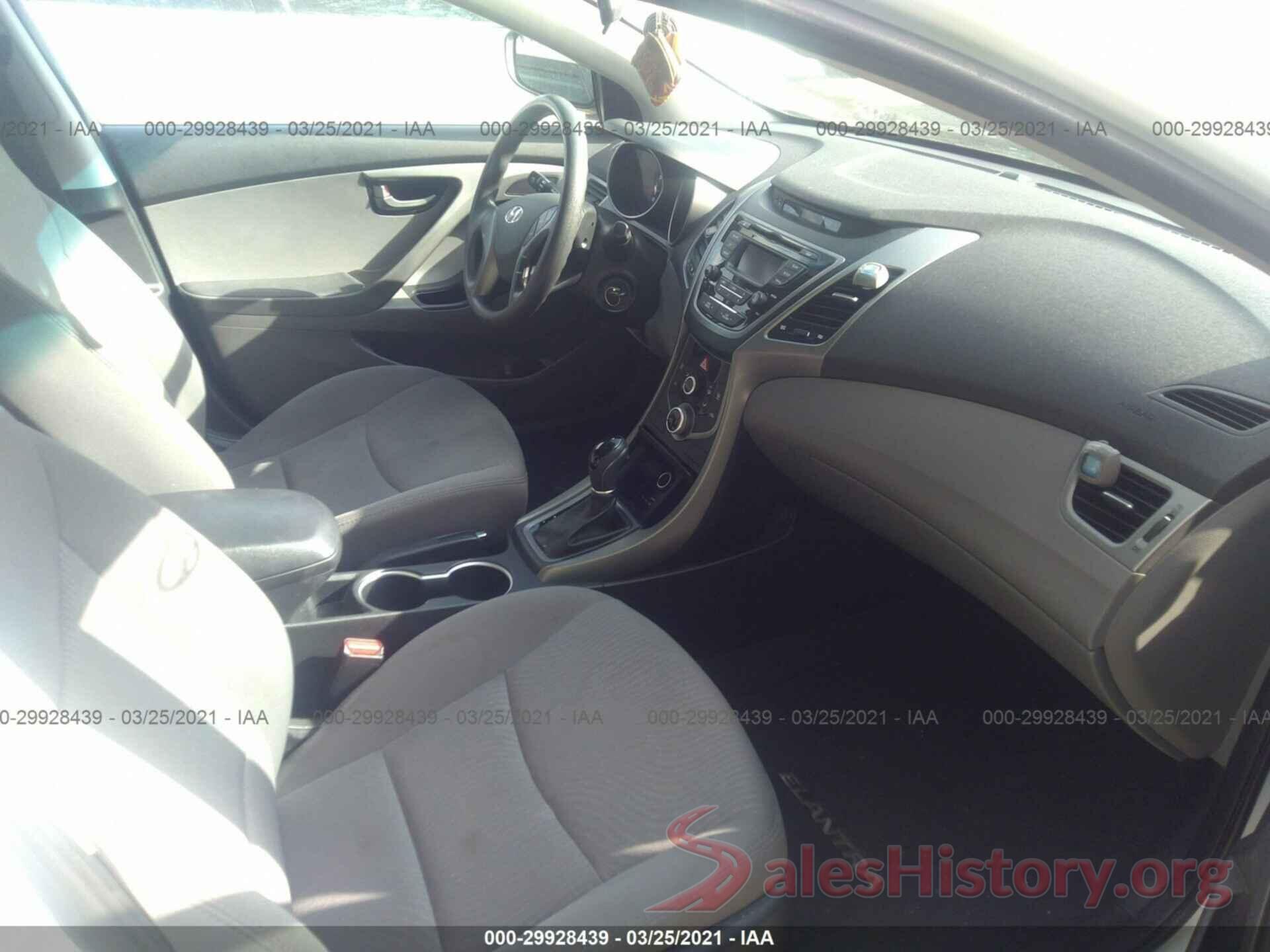 5NPDH4AE1GH780485 2016 HYUNDAI ELANTRA