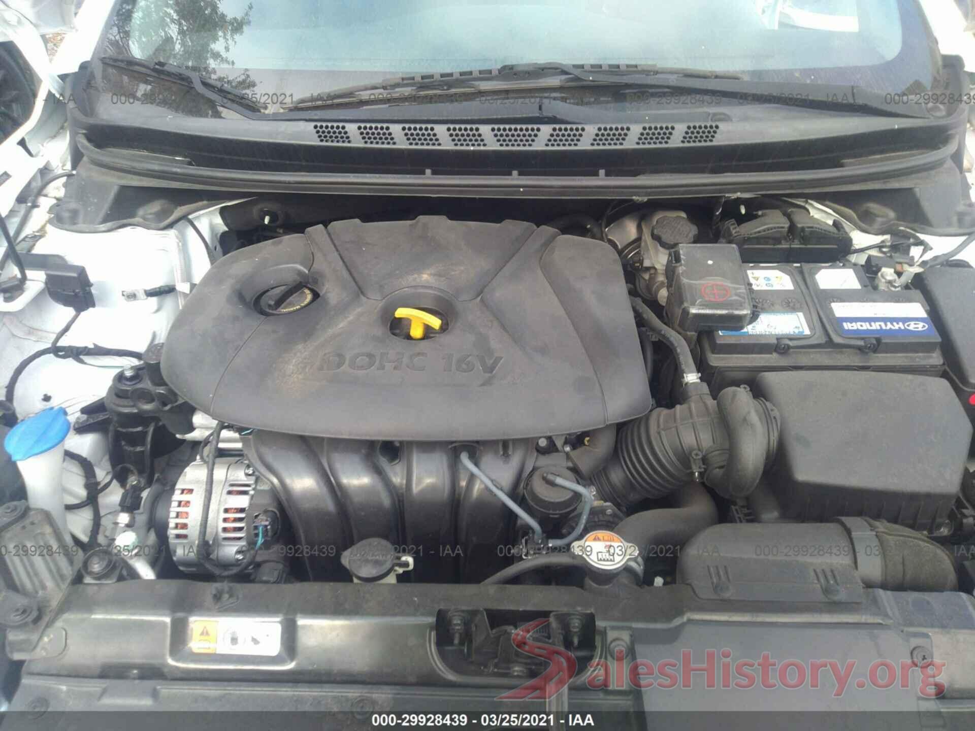 5NPDH4AE1GH780485 2016 HYUNDAI ELANTRA