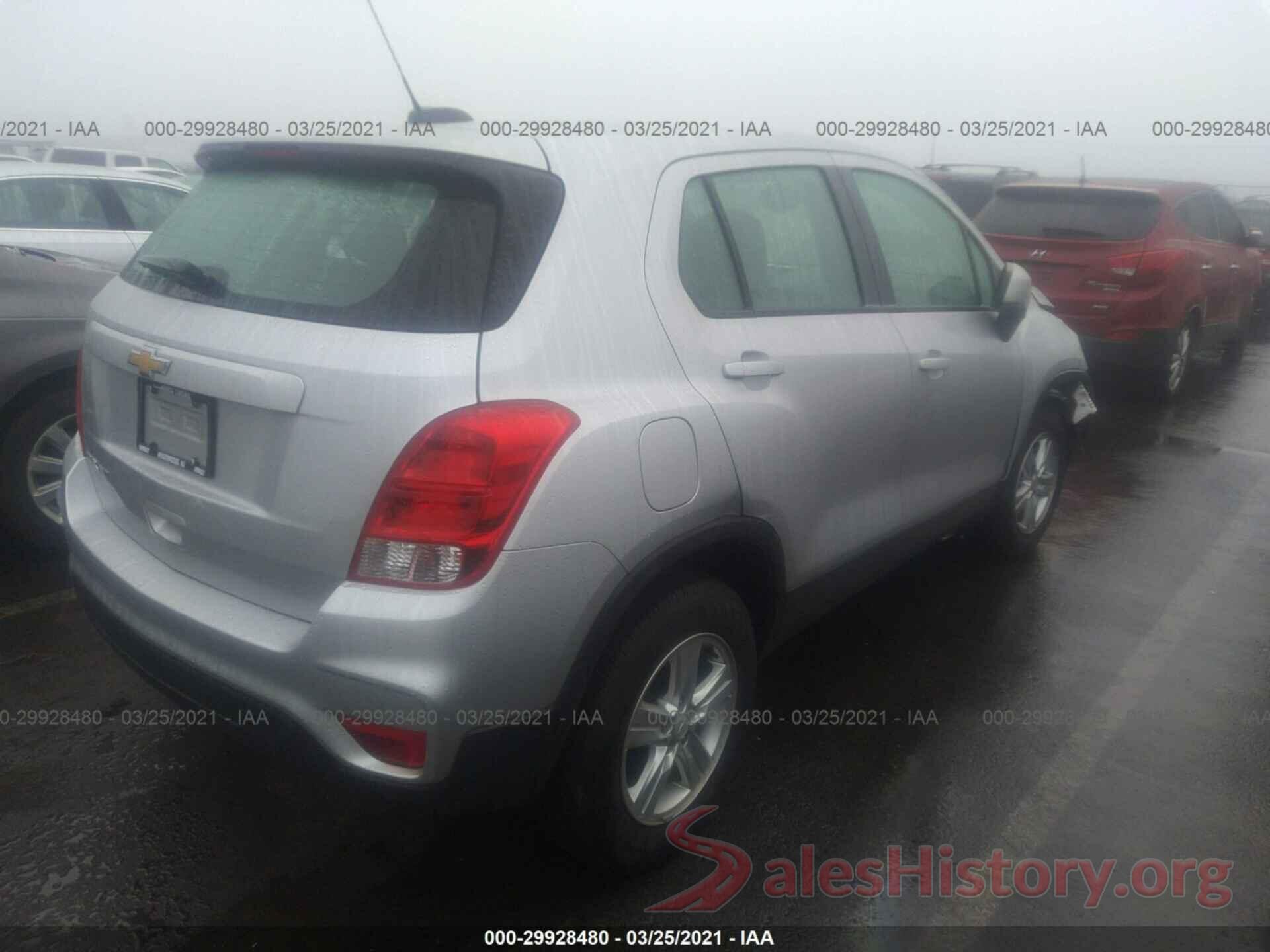 KL7CJNSB3JB697673 2018 CHEVROLET TRAX