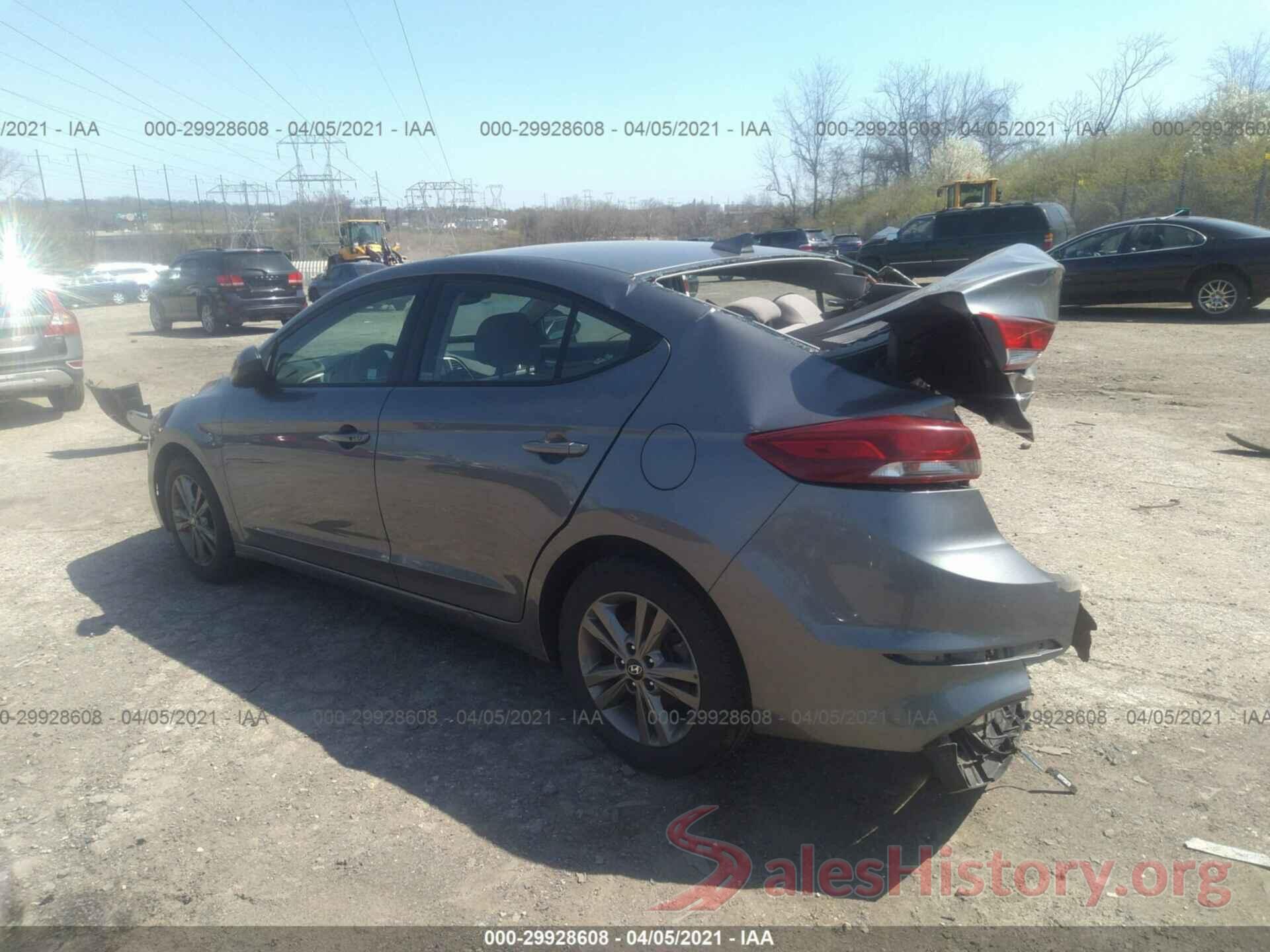 5NPD84LF0JH255172 2018 HYUNDAI ELANTRA