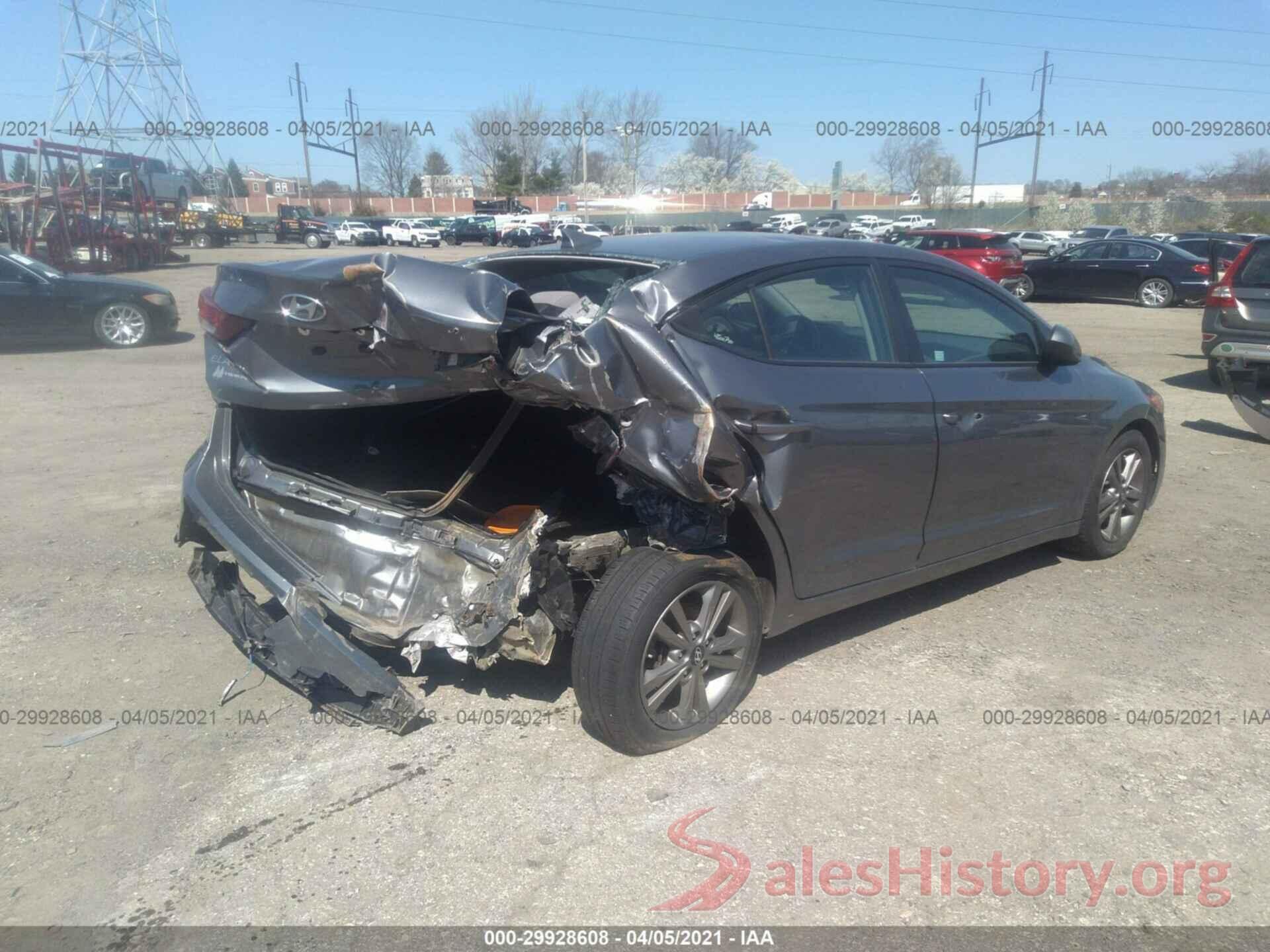 5NPD84LF0JH255172 2018 HYUNDAI ELANTRA