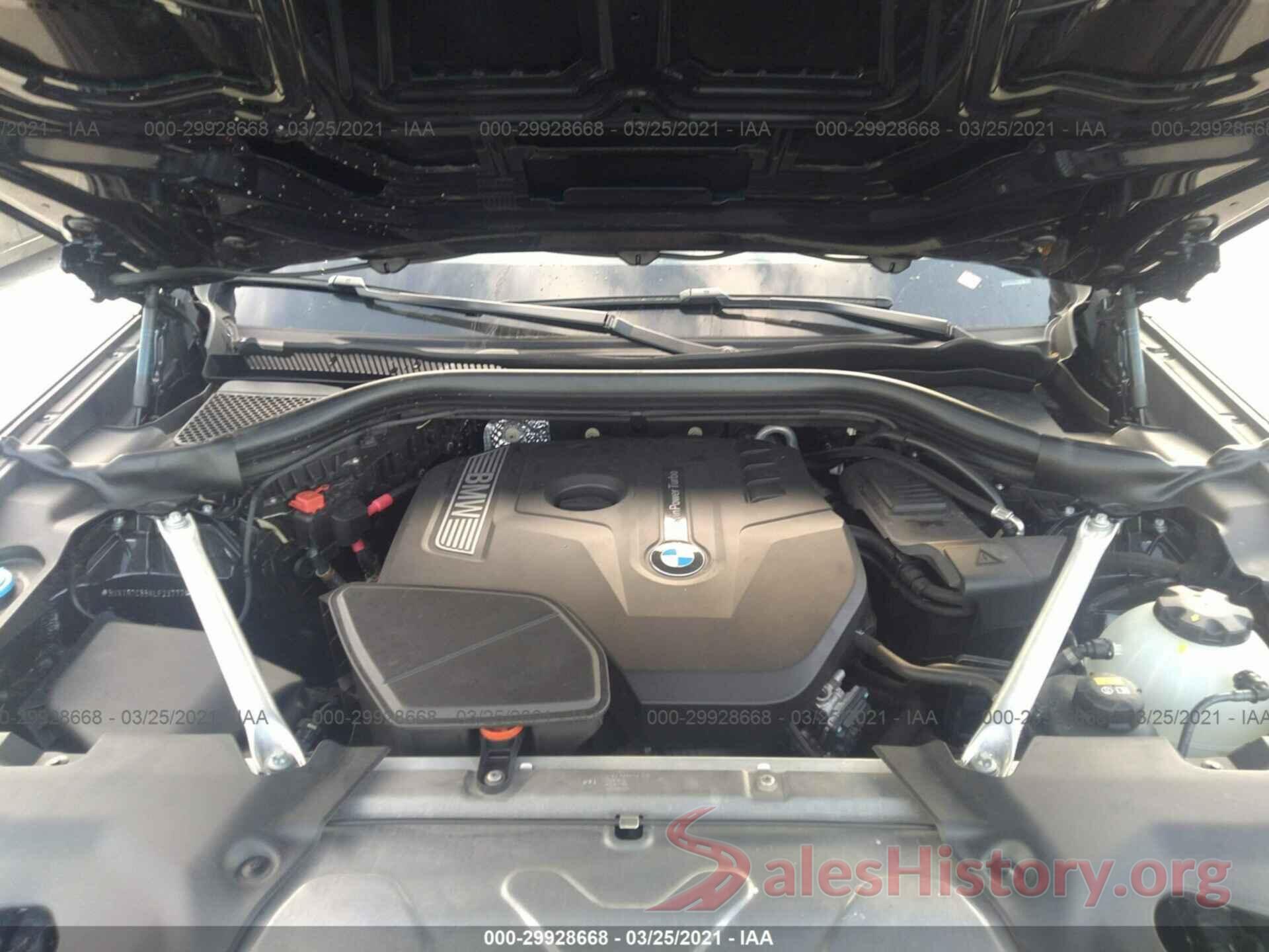 5UXTR7C55KLF23777 2019 BMW X3