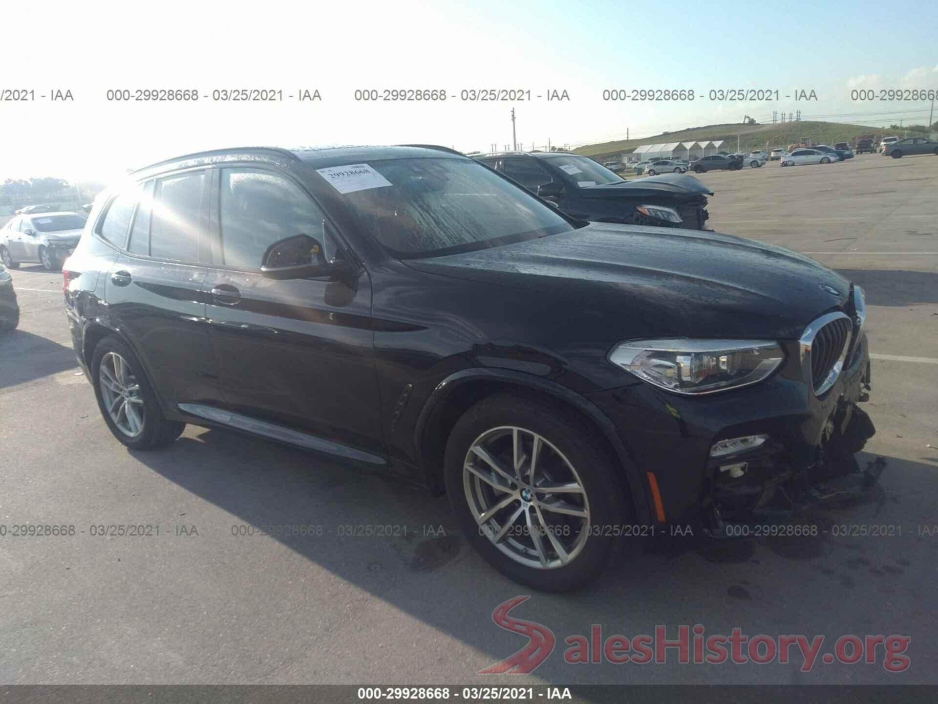 5UXTR7C55KLF23777 2019 BMW X3