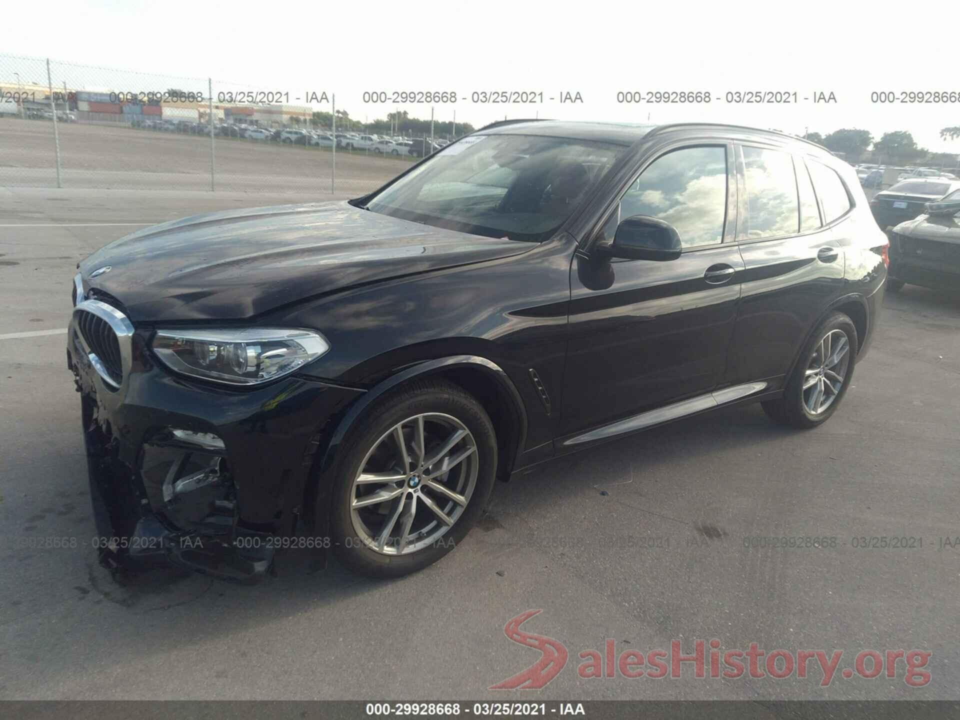 5UXTR7C55KLF23777 2019 BMW X3