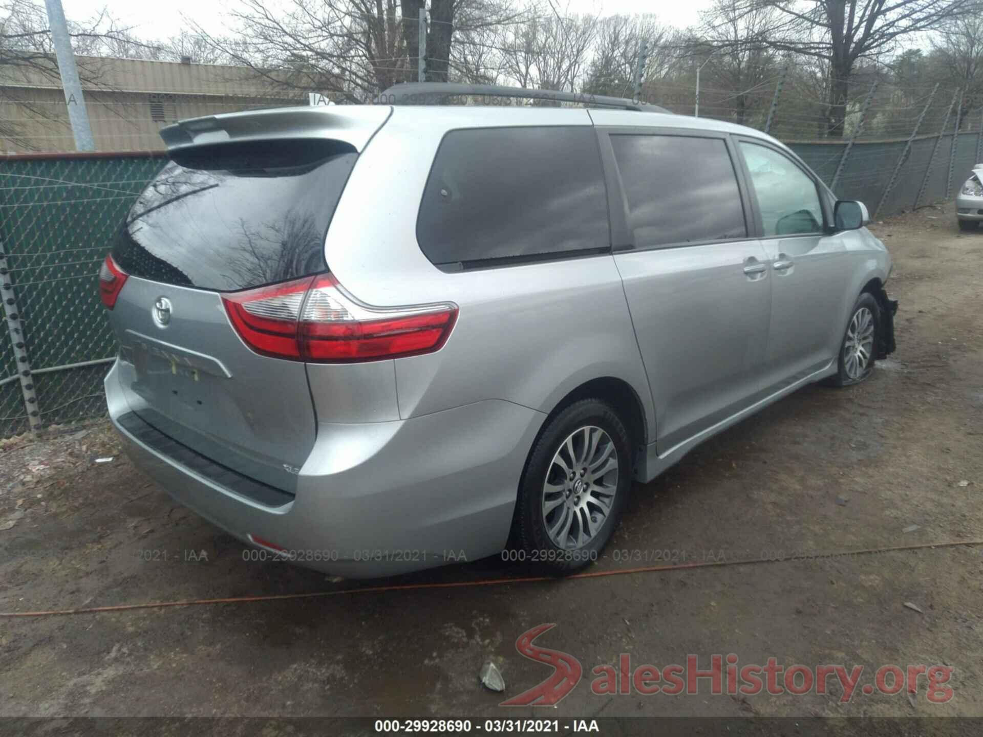 5TDYZ3DC7LS037255 2020 TOYOTA SIENNA