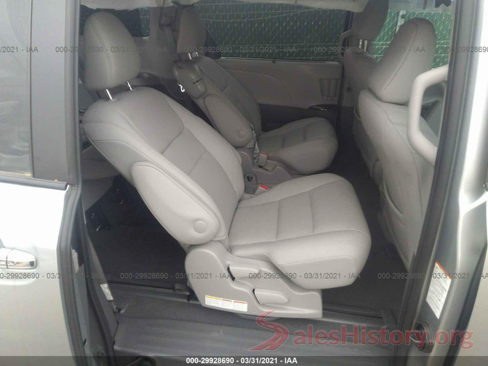 5TDYZ3DC7LS037255 2020 TOYOTA SIENNA