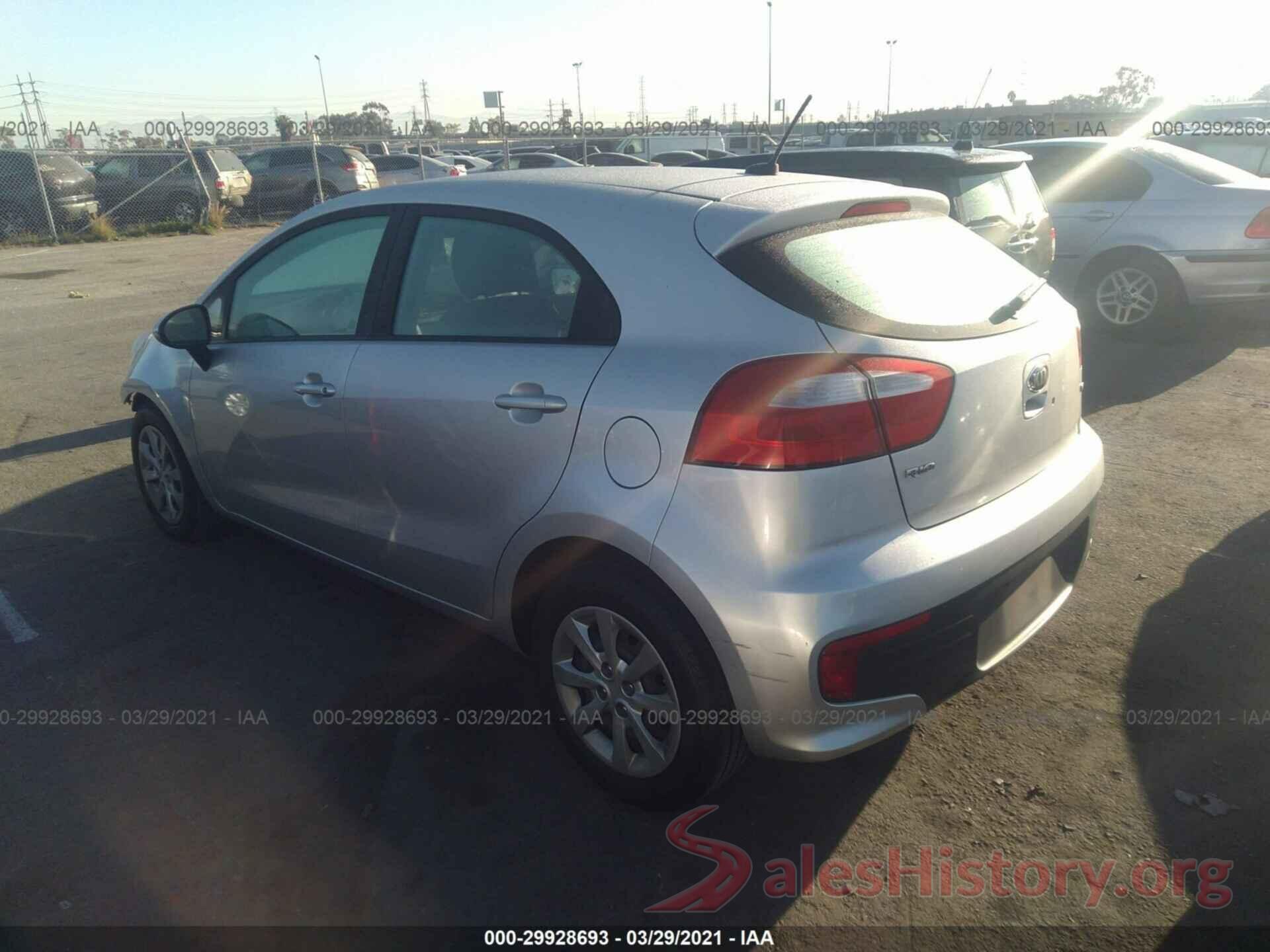 KNADM5A30G6687948 2016 KIA RIO