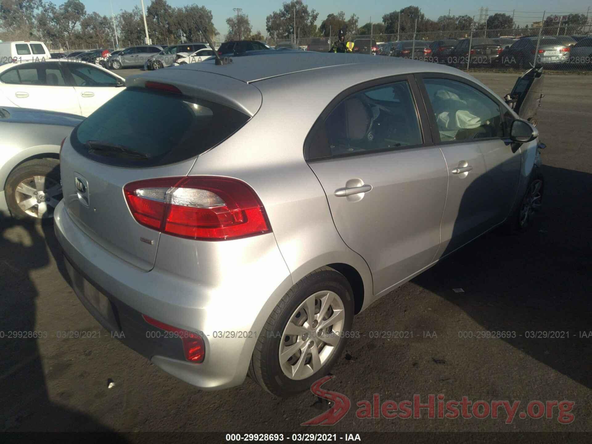 KNADM5A30G6687948 2016 KIA RIO