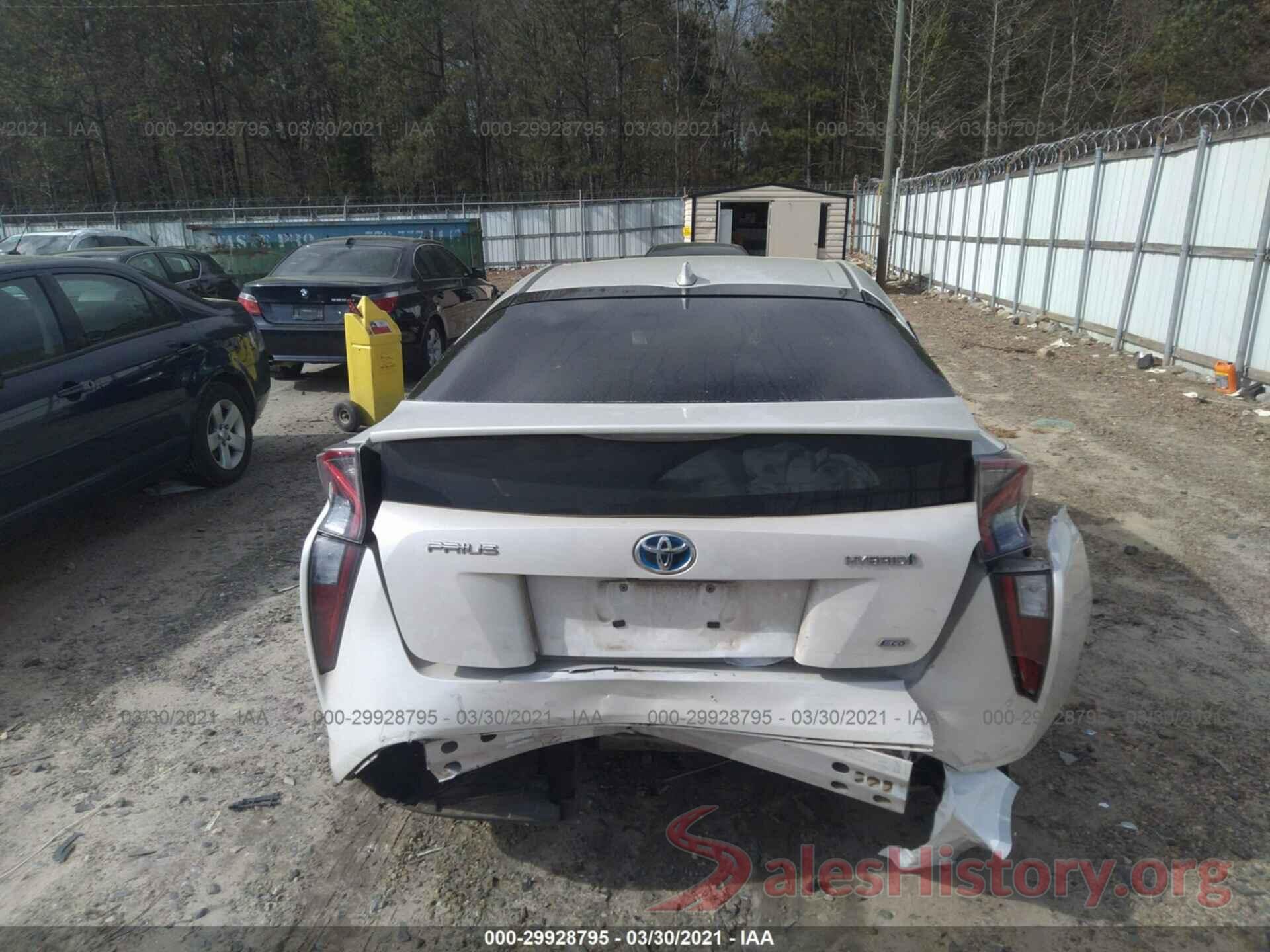 JTDKARFU2G3514638 2016 TOYOTA PRIUS