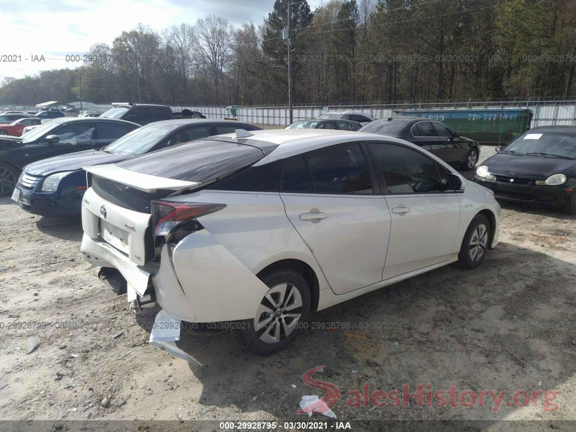 JTDKARFU2G3514638 2016 TOYOTA PRIUS