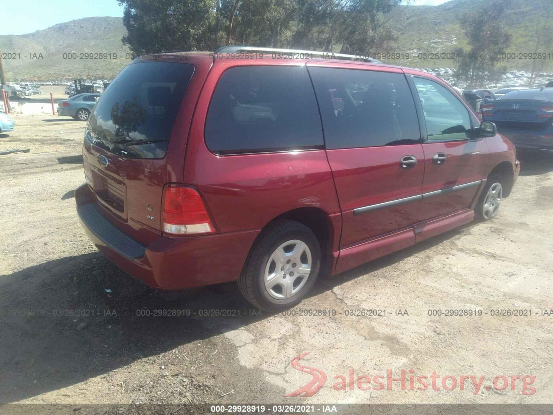 2FMZA51675BA59553 2005 FORD FREESTAR WAGON