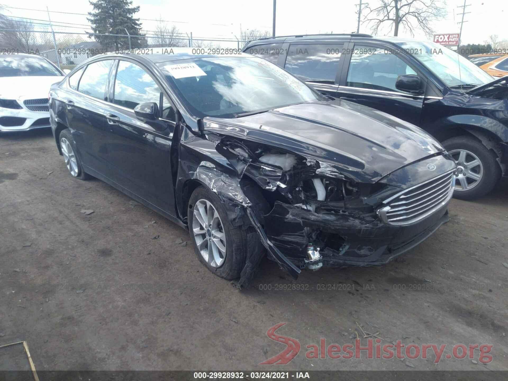 3FA6P0HD5LR165131 2020 FORD FUSION