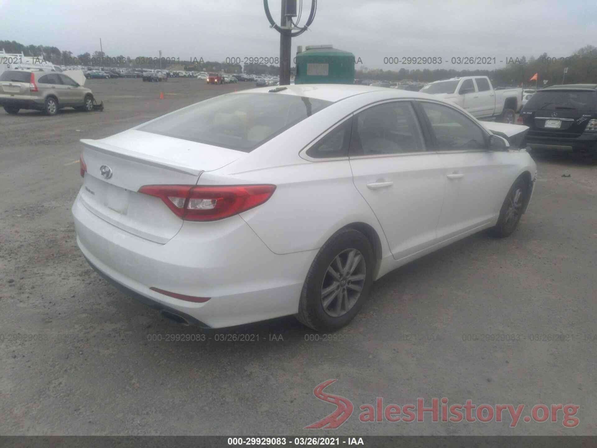 5NPE24AF5GH427942 2016 HYUNDAI SONATA