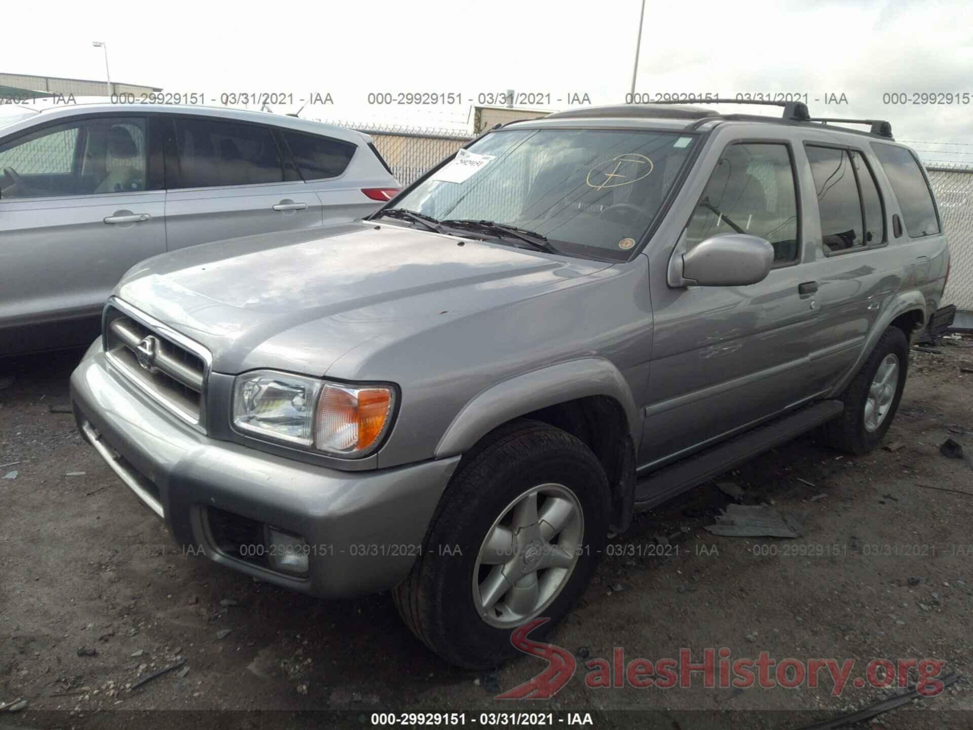 2T3ZFREV2JW454424 2001 NISSAN PATHFINDER