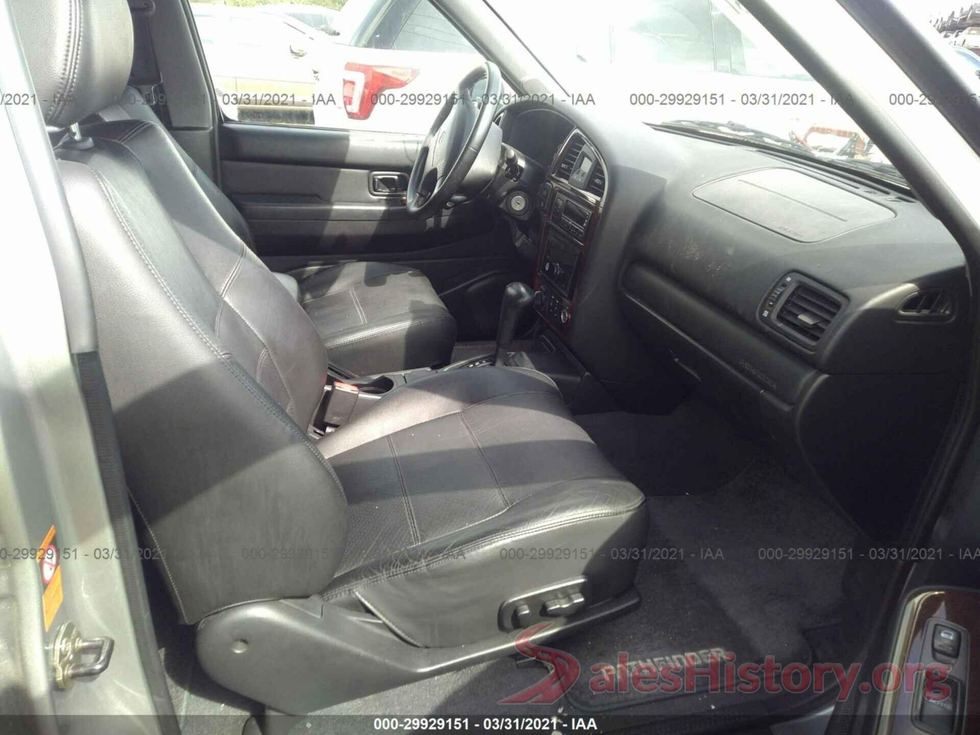 2T3ZFREV2JW454424 2001 NISSAN PATHFINDER