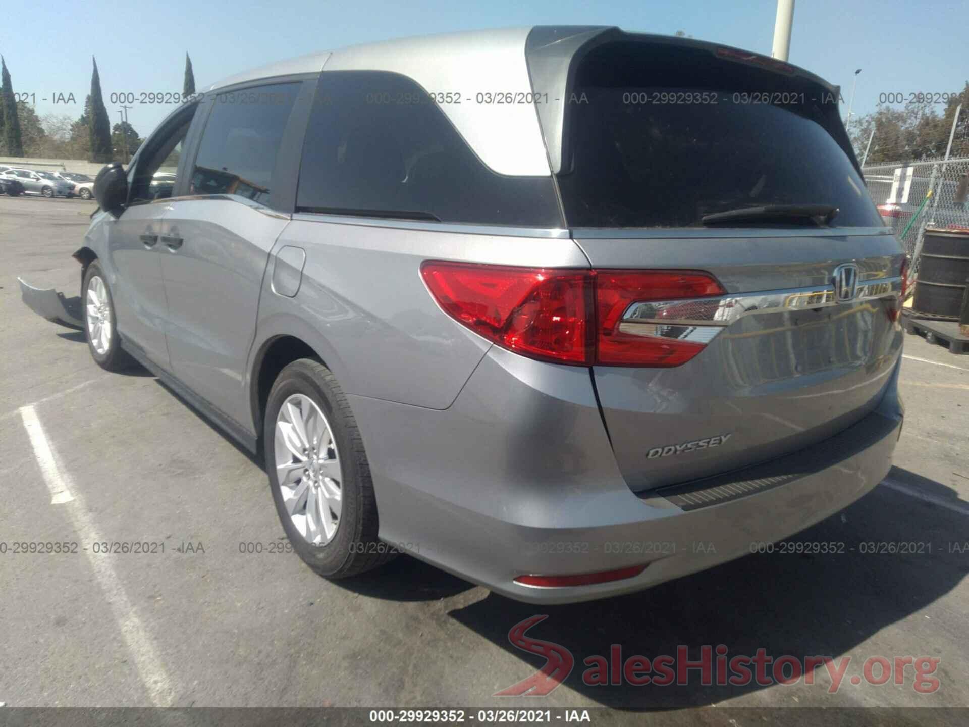 5FNRL6H20JB106930 2018 HONDA ODYSSEY