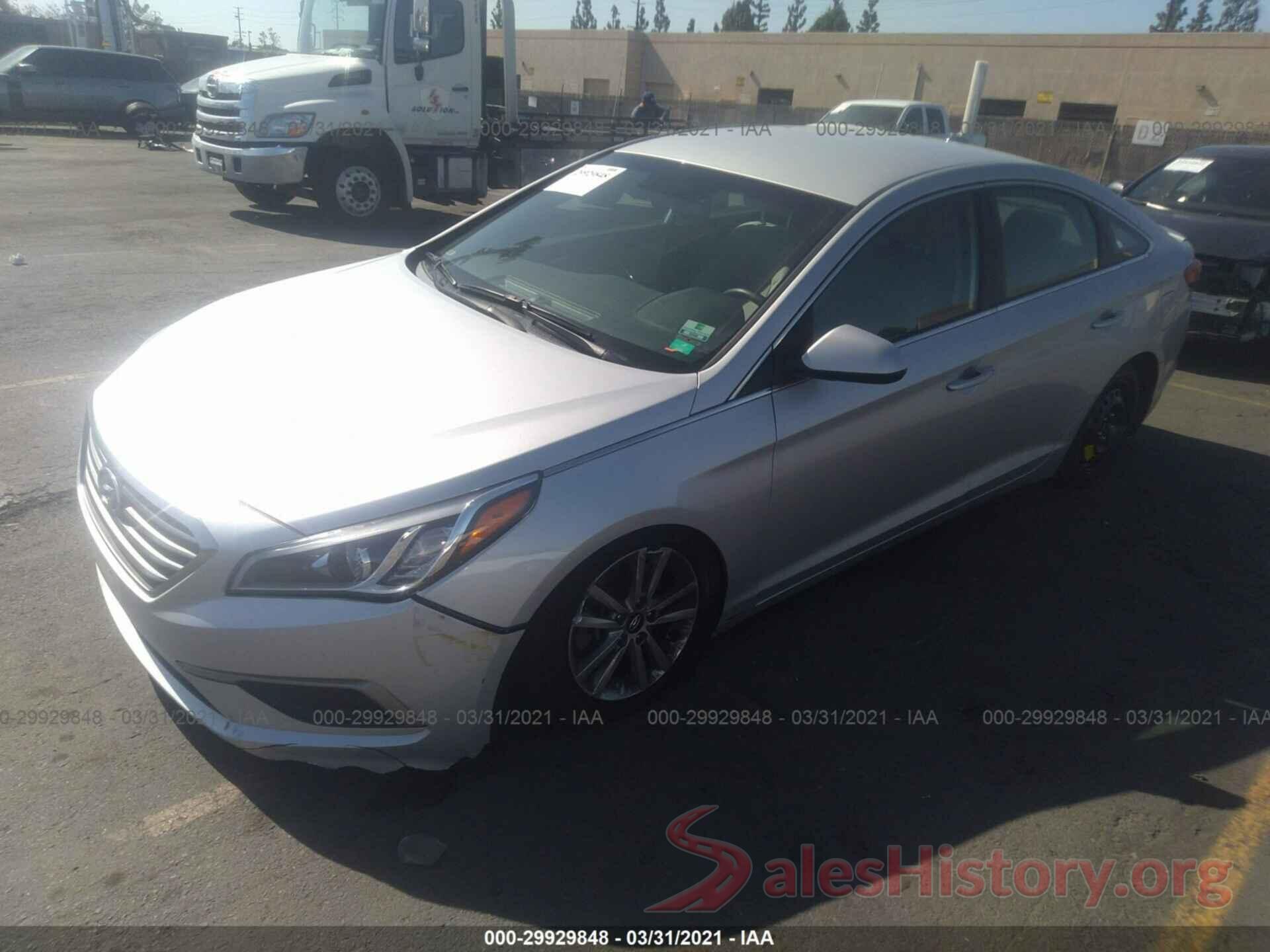 5NPE24AF4GH431867 2016 HYUNDAI SONATA