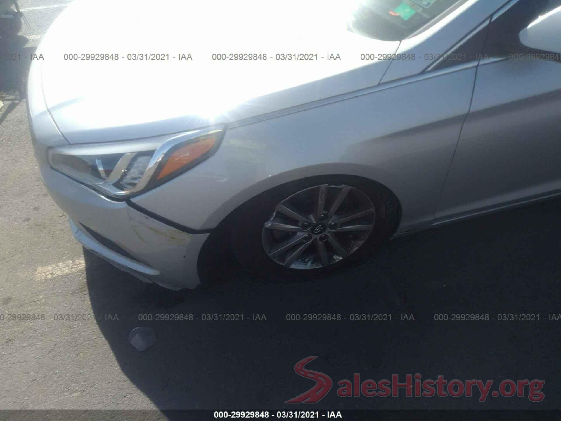 5NPE24AF4GH431867 2016 HYUNDAI SONATA