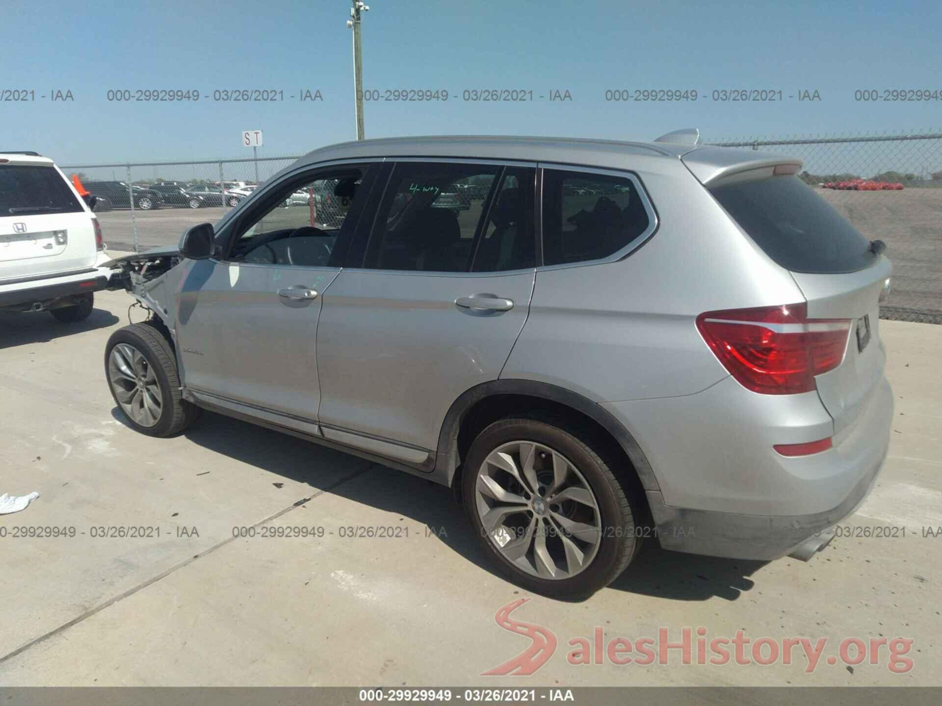 5UXWX9C38H0W68722 2017 BMW X3