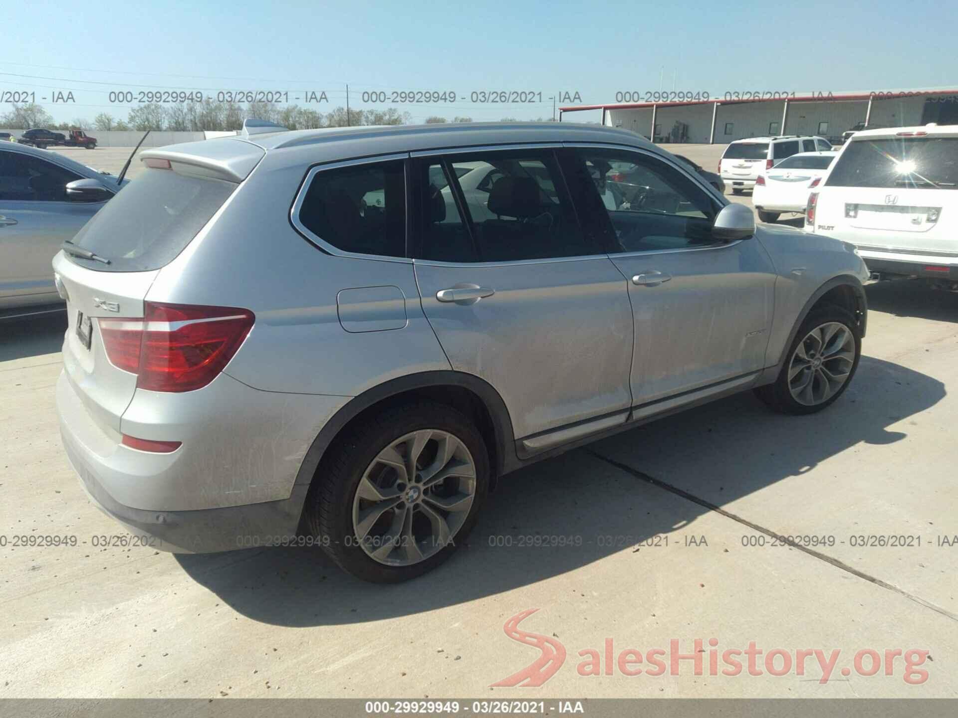 5UXWX9C38H0W68722 2017 BMW X3