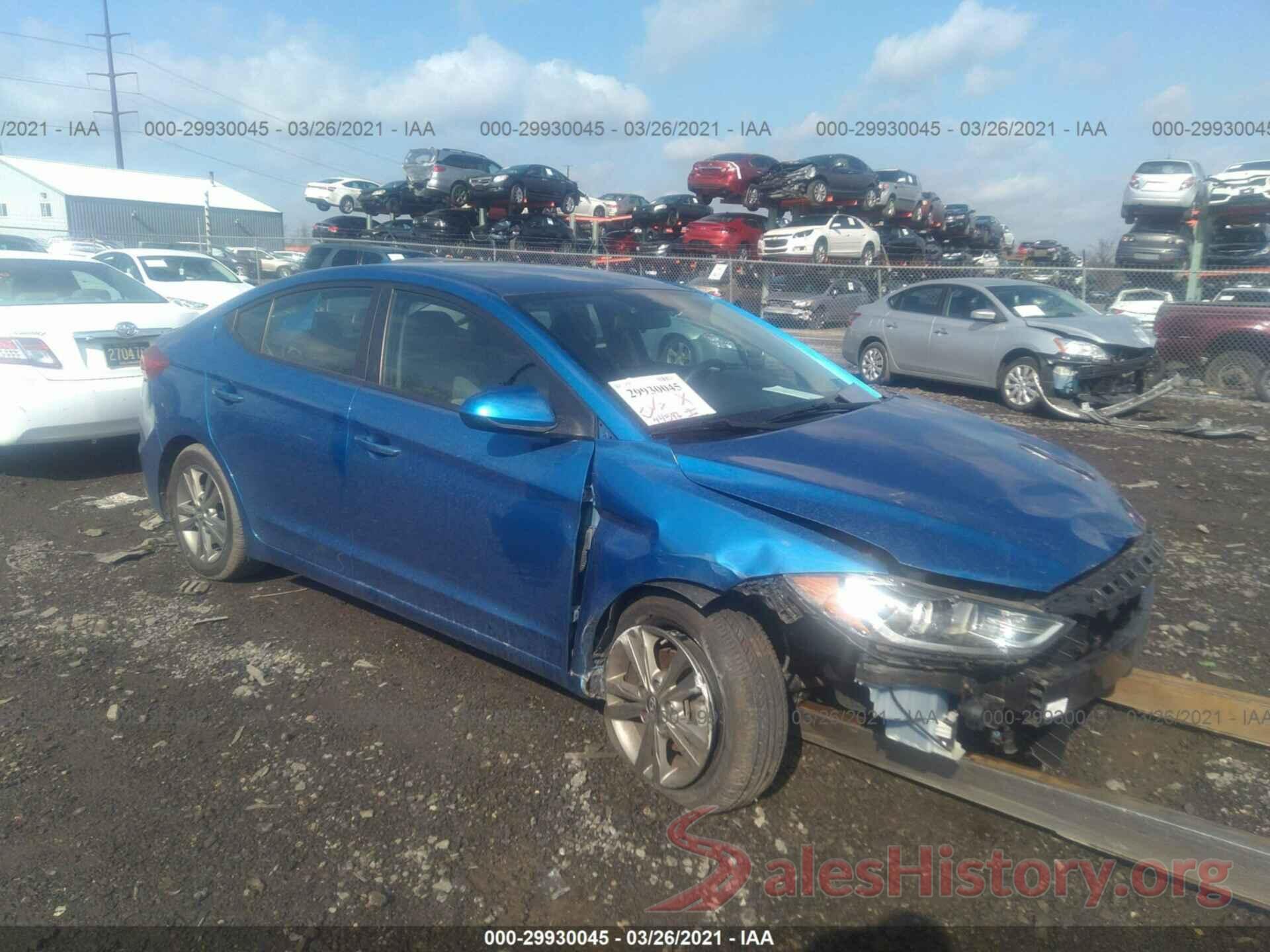 5NPD84LF4JH350432 2018 HYUNDAI ELANTRA