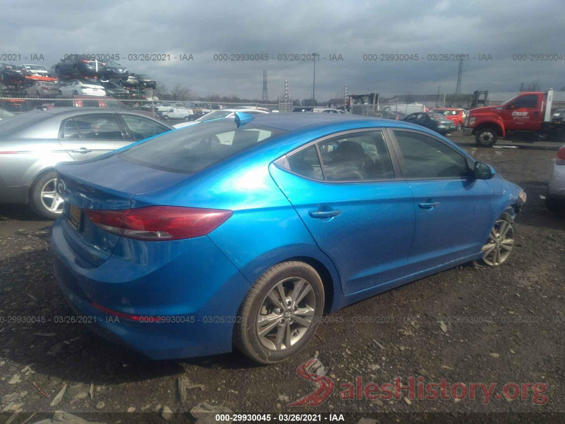 5NPD84LF4JH350432 2018 HYUNDAI ELANTRA