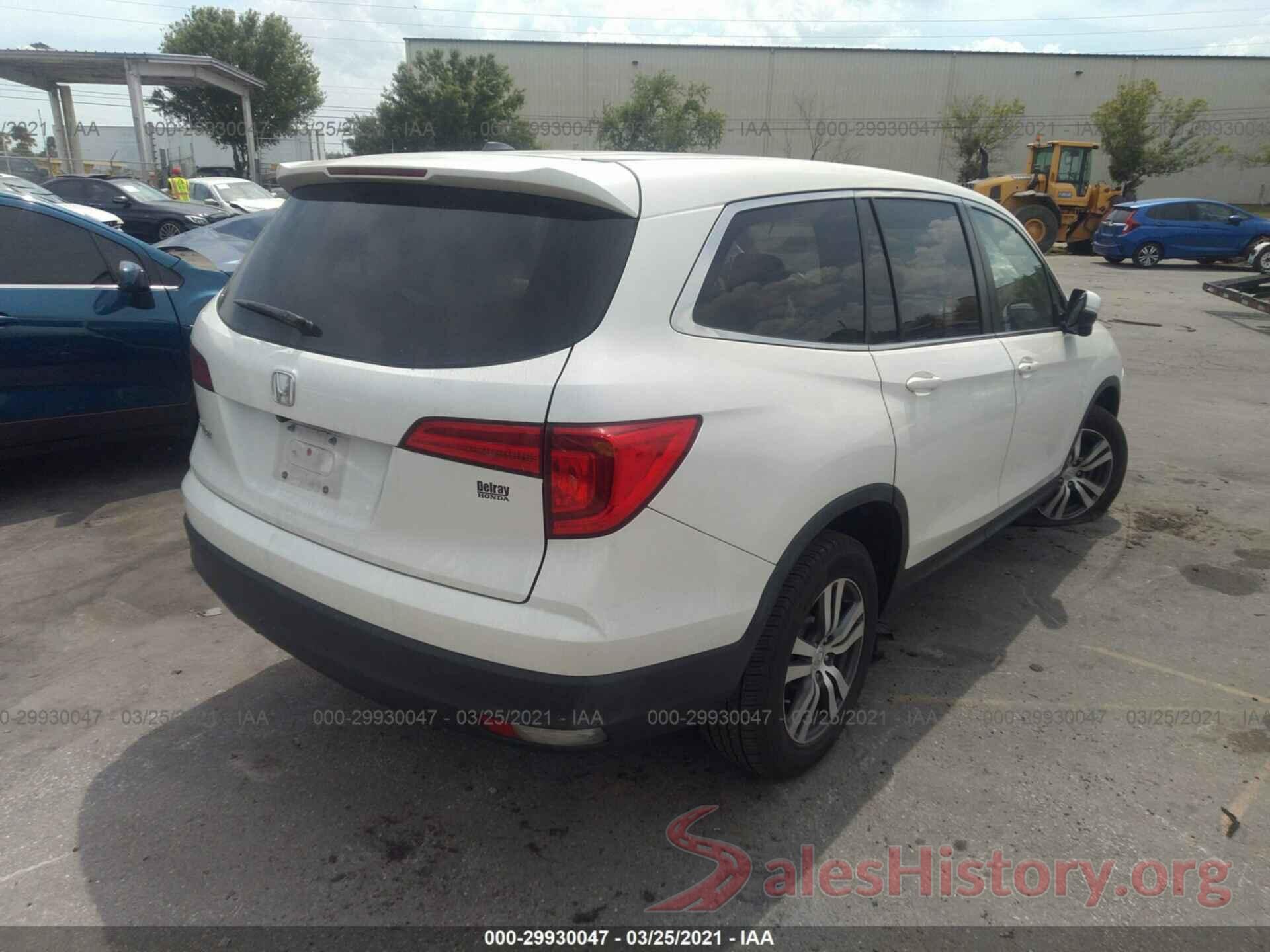 5FNYF5H51HB030099 2017 HONDA PILOT