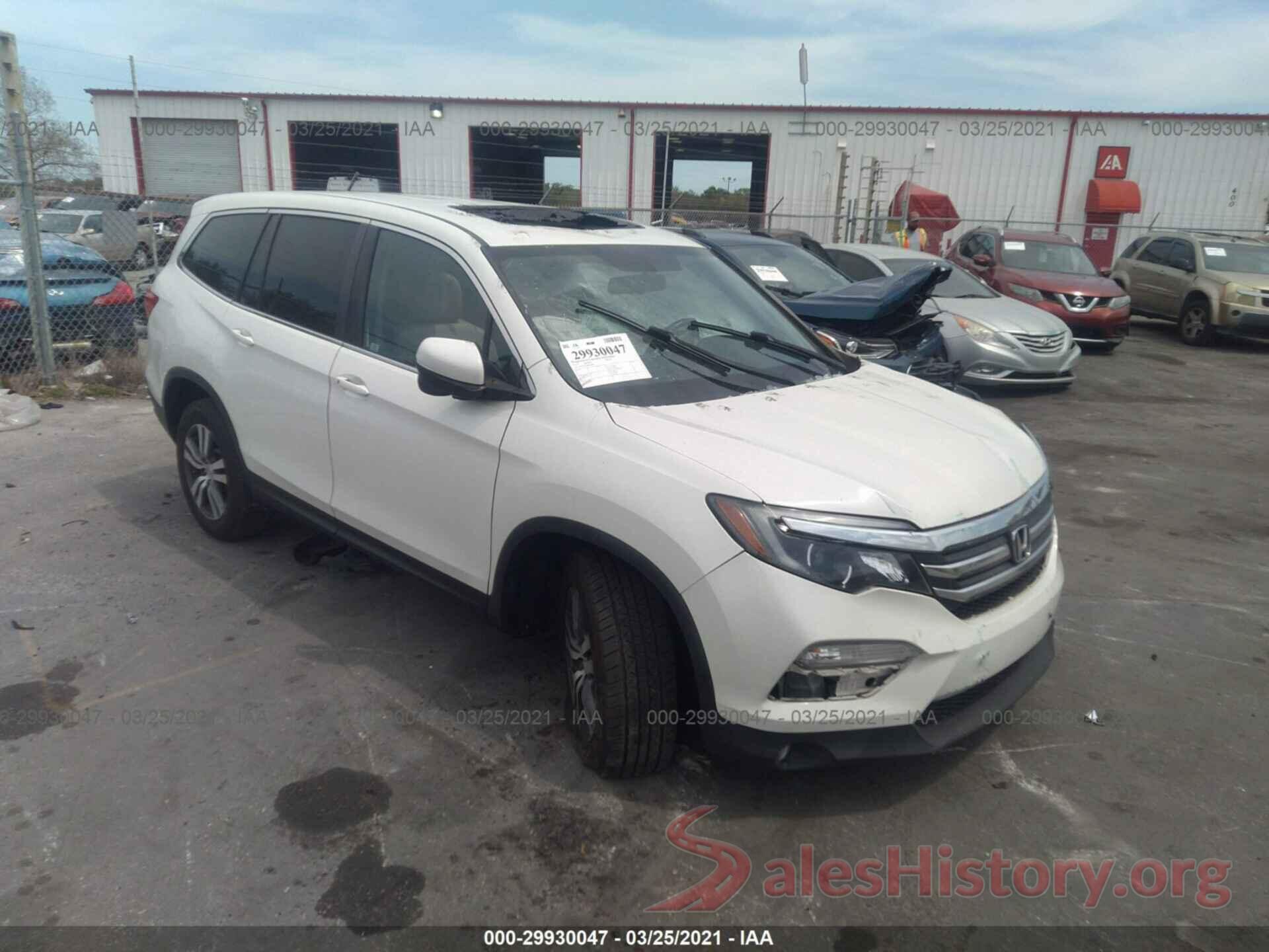 5FNYF5H51HB030099 2017 HONDA PILOT