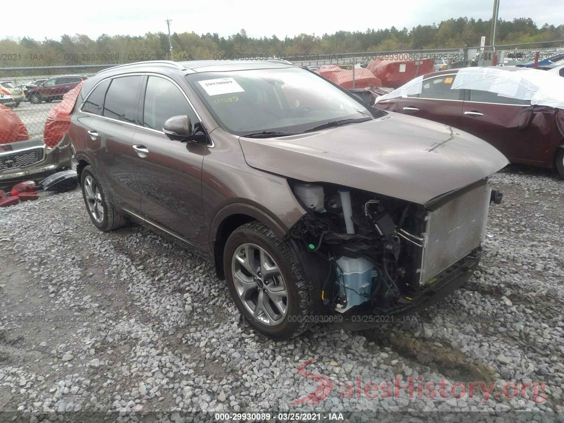 5XYPK4A54LG634288 2020 KIA SORENTO