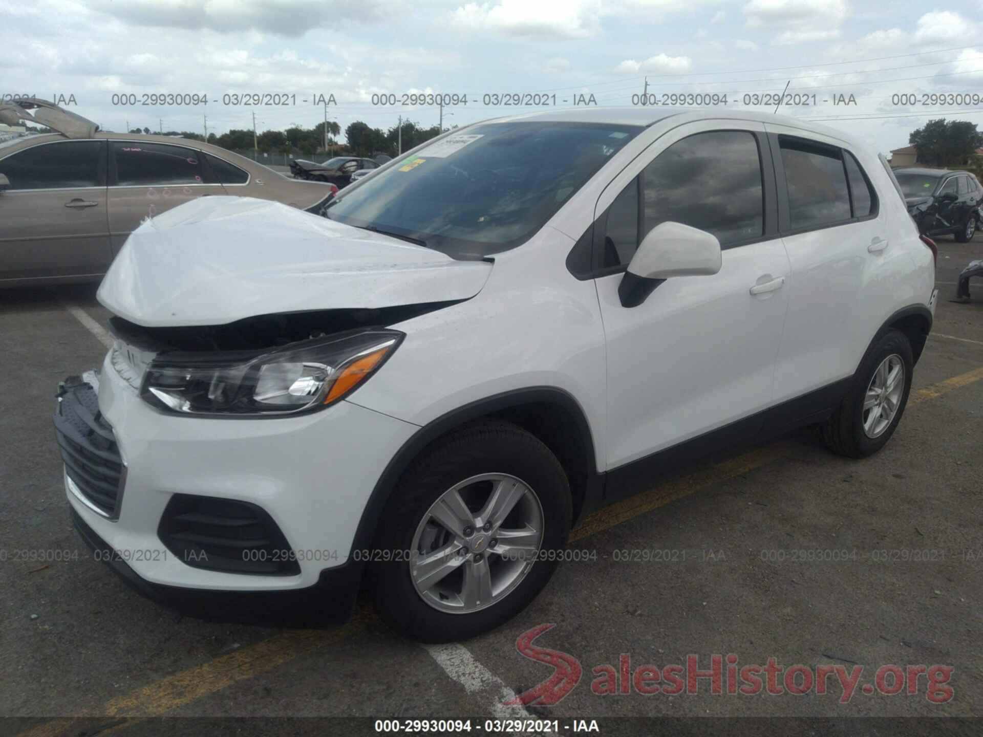 KL7CJKSB5LB316097 2020 CHEVROLET TRAX