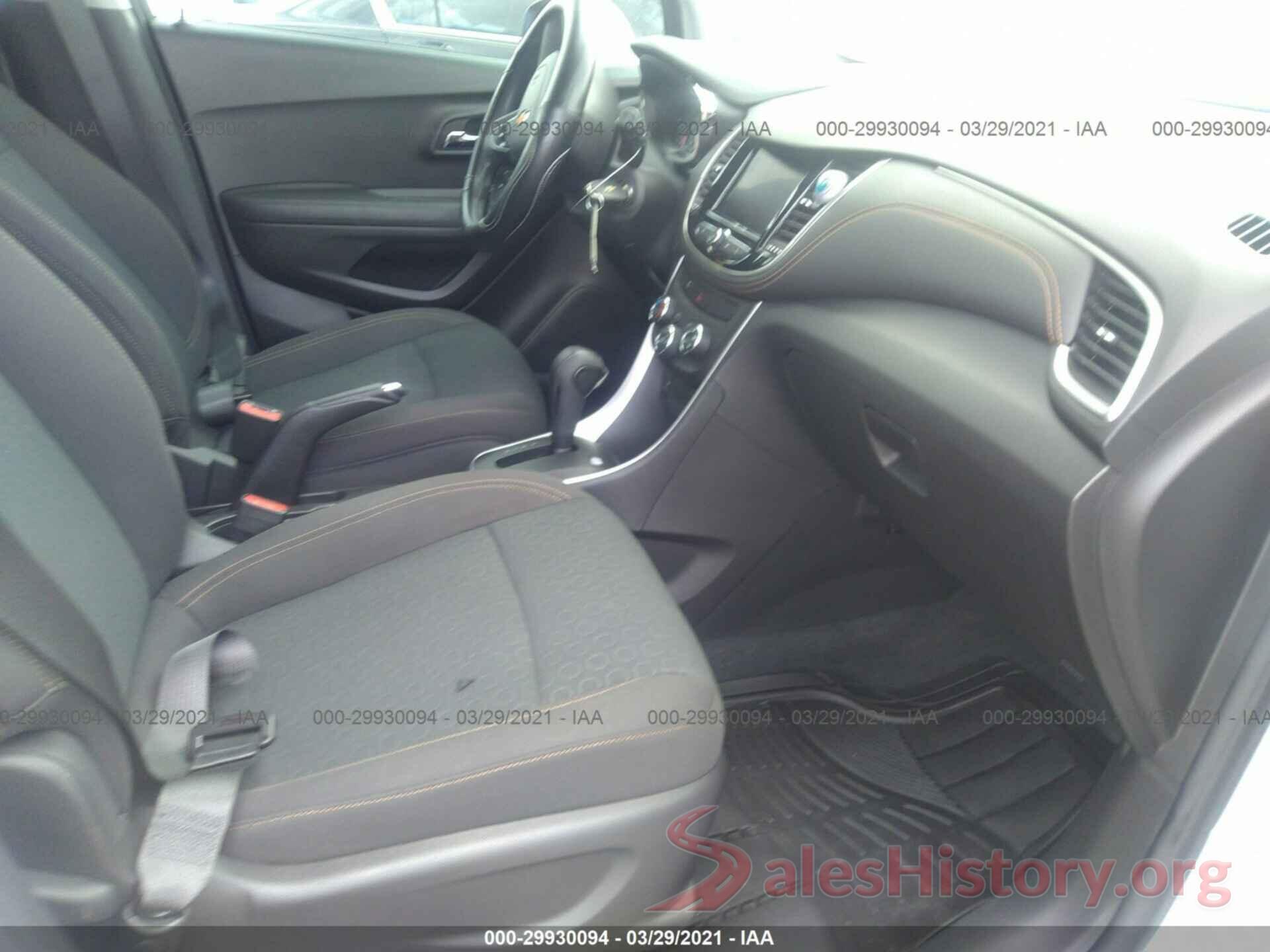 KL7CJKSB5LB316097 2020 CHEVROLET TRAX