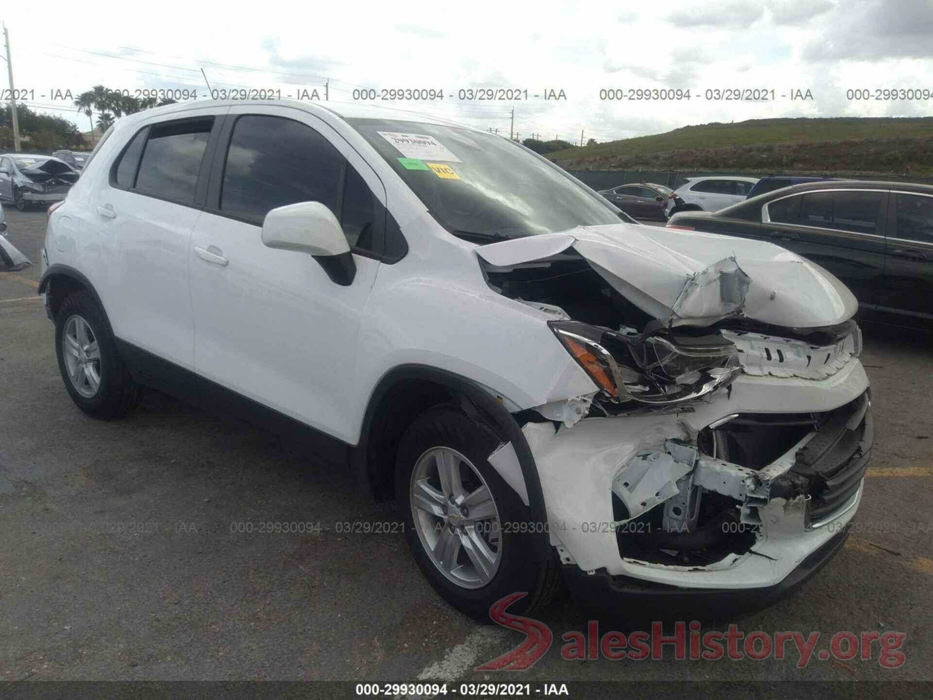 KL7CJKSB5LB316097 2020 CHEVROLET TRAX