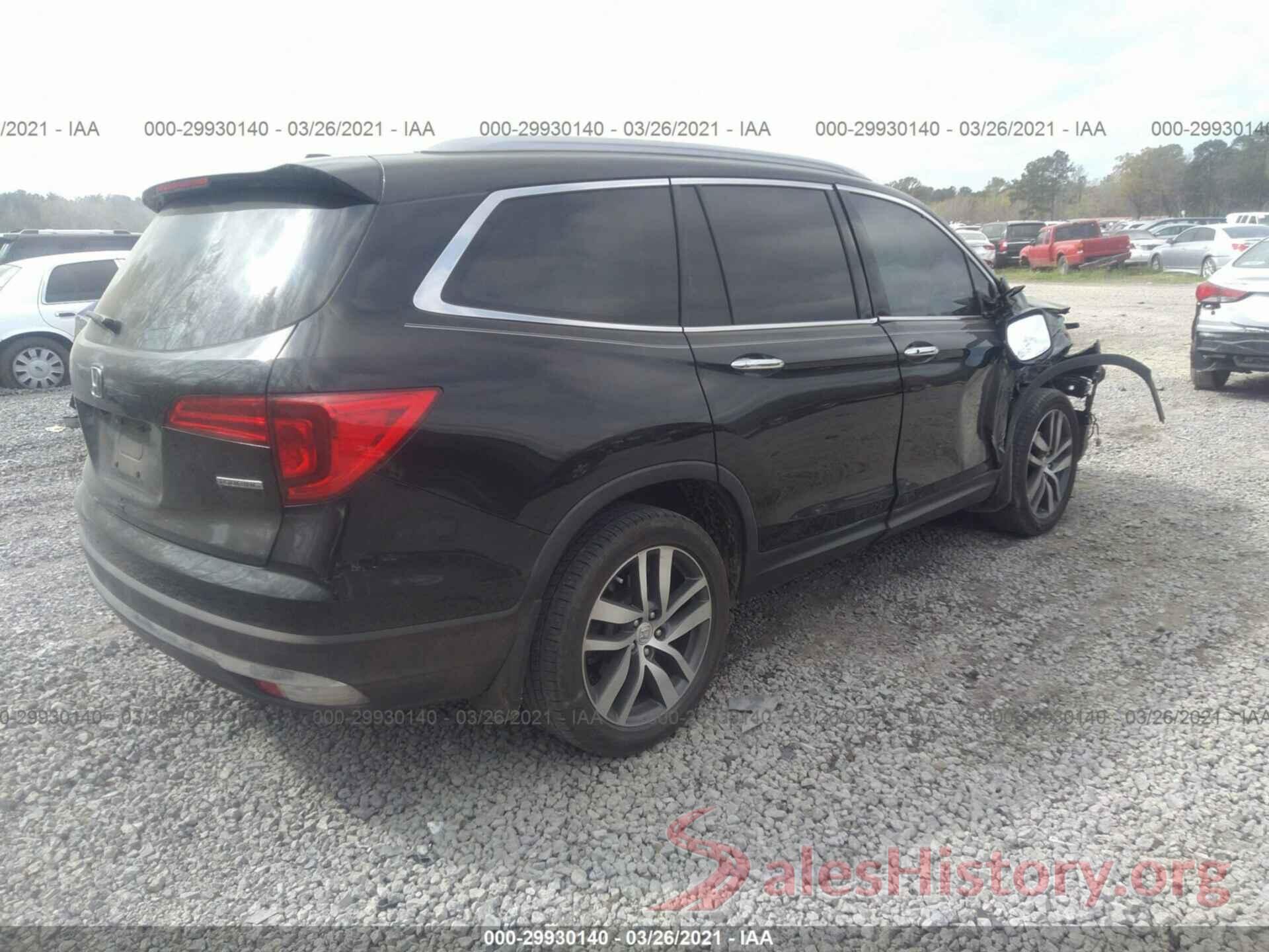 5FNYF5H90HB007030 2017 HONDA PILOT