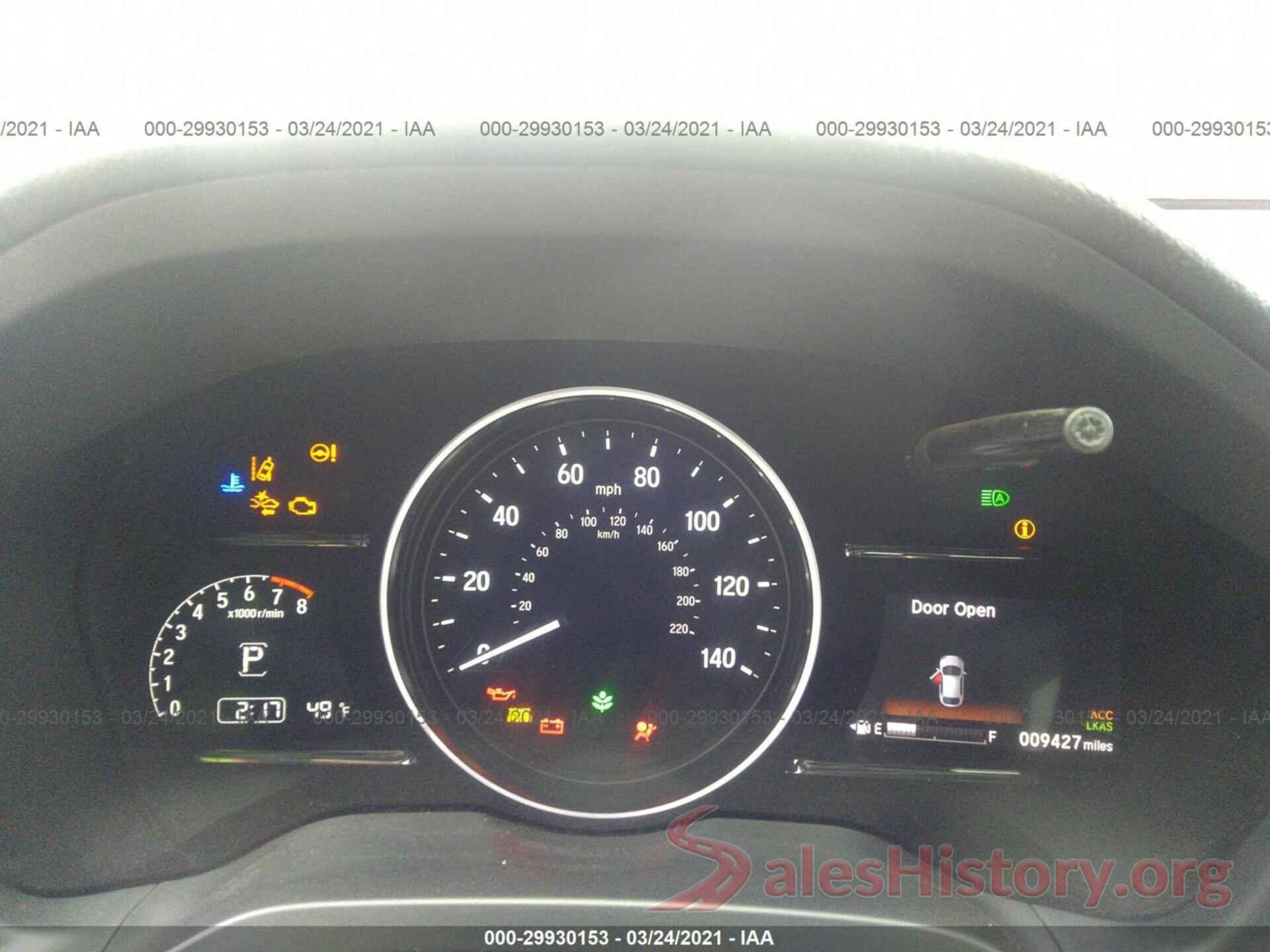 3CZRU5H59KM717273 2019 HONDA HR-V