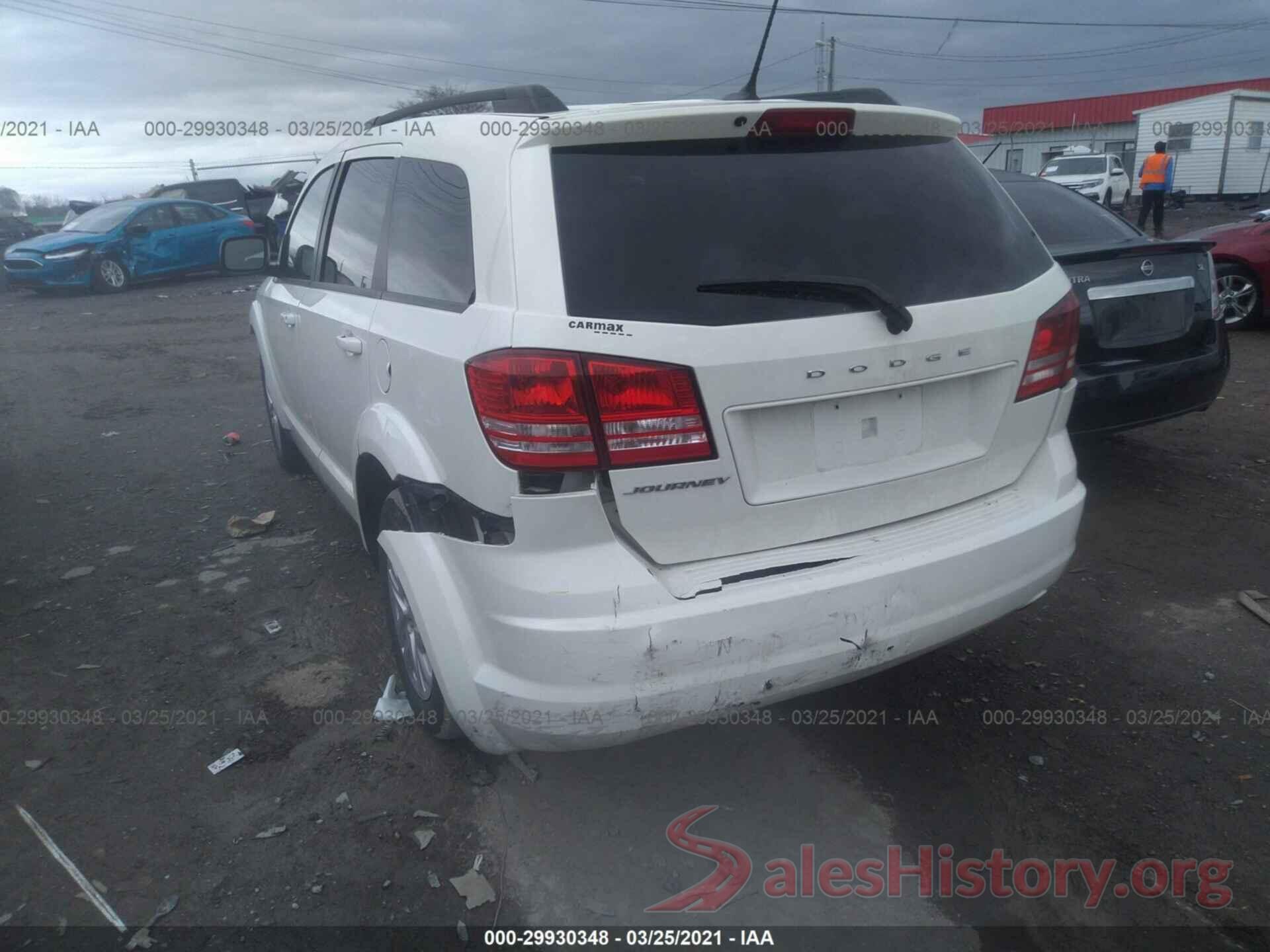 3C4PDCABXJT296153 2018 DODGE JOURNEY