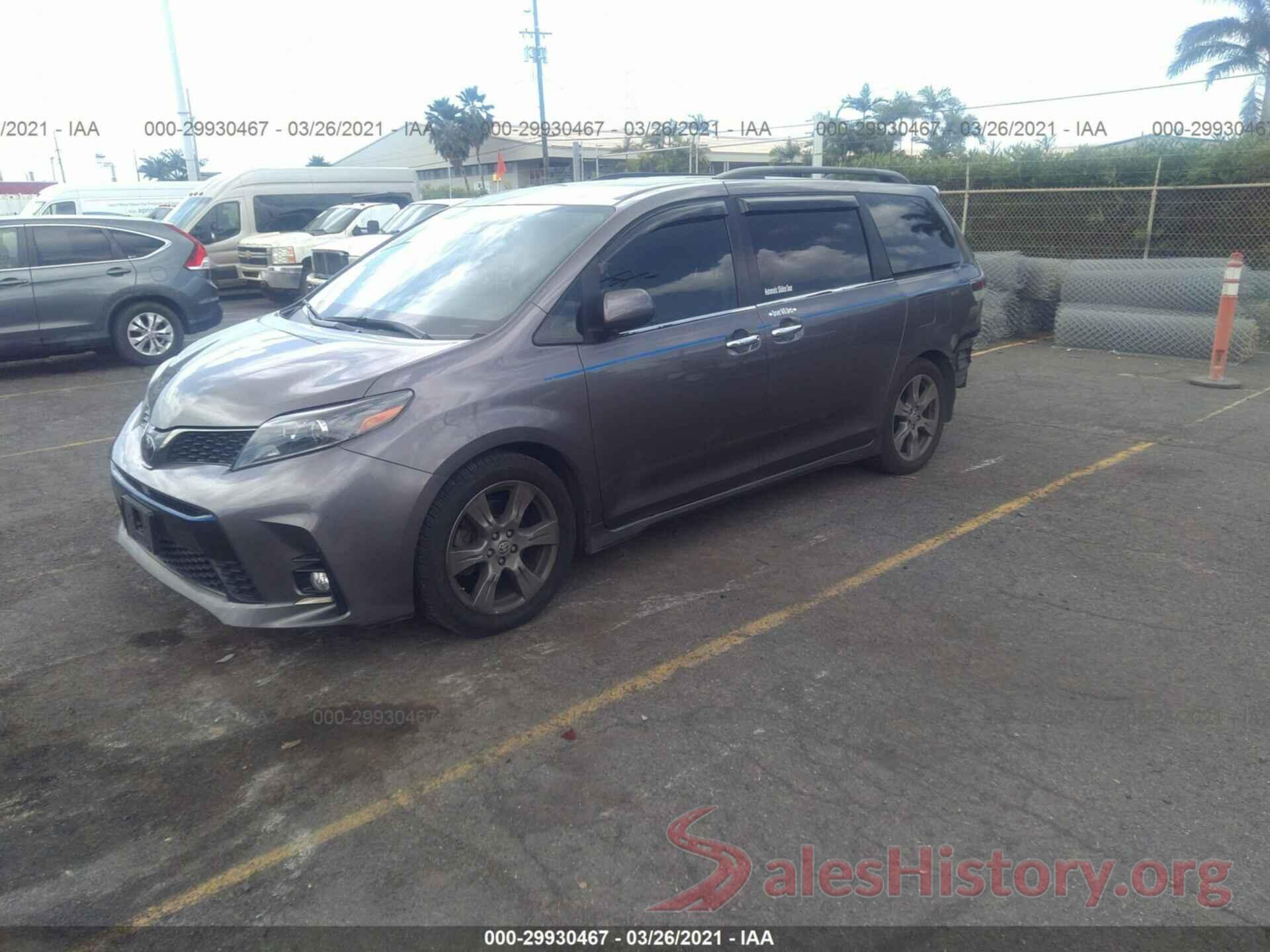 5TDXZ3DCXLS062839 2020 TOYOTA SIENNA