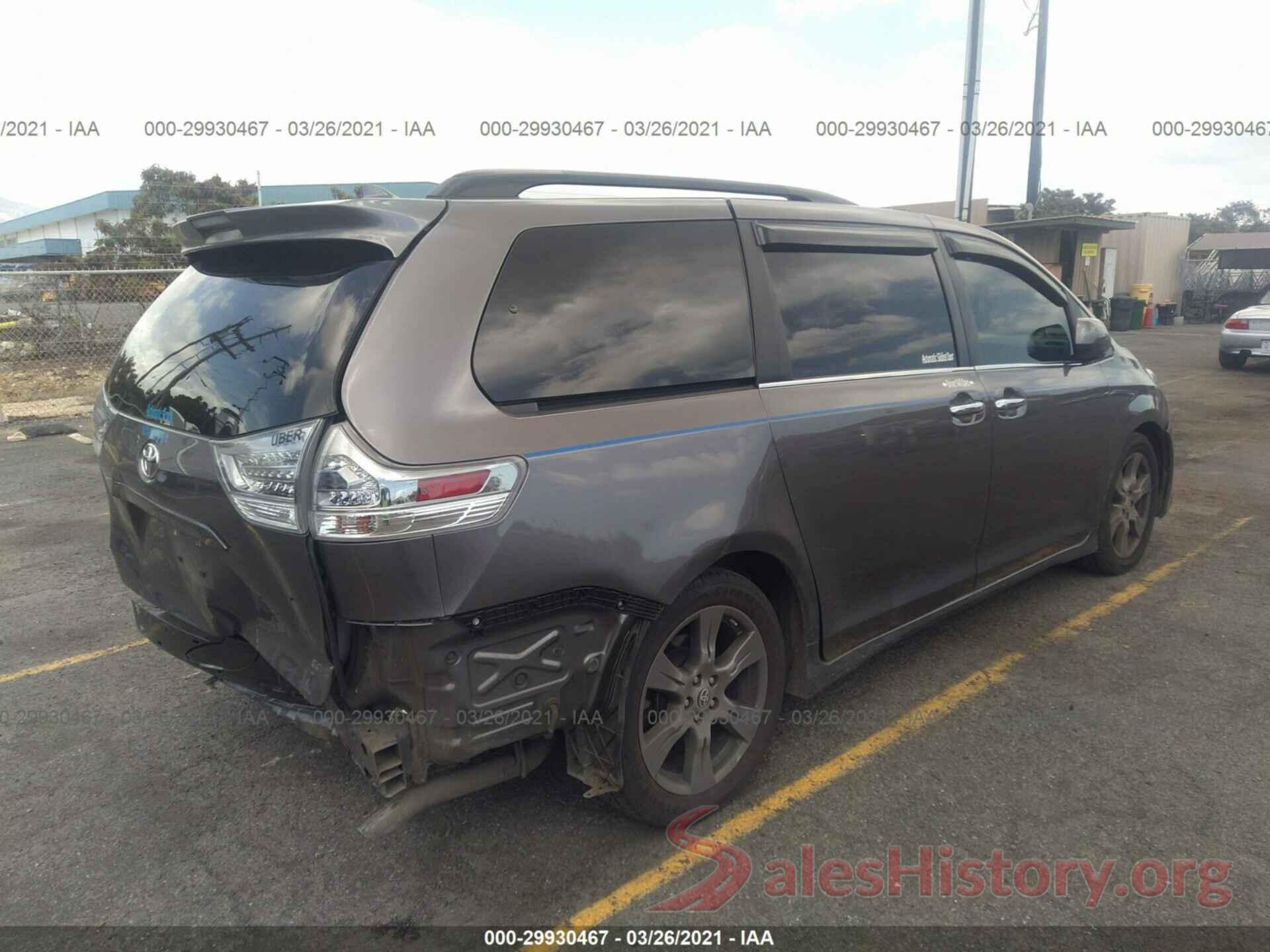 5TDXZ3DCXLS062839 2020 TOYOTA SIENNA