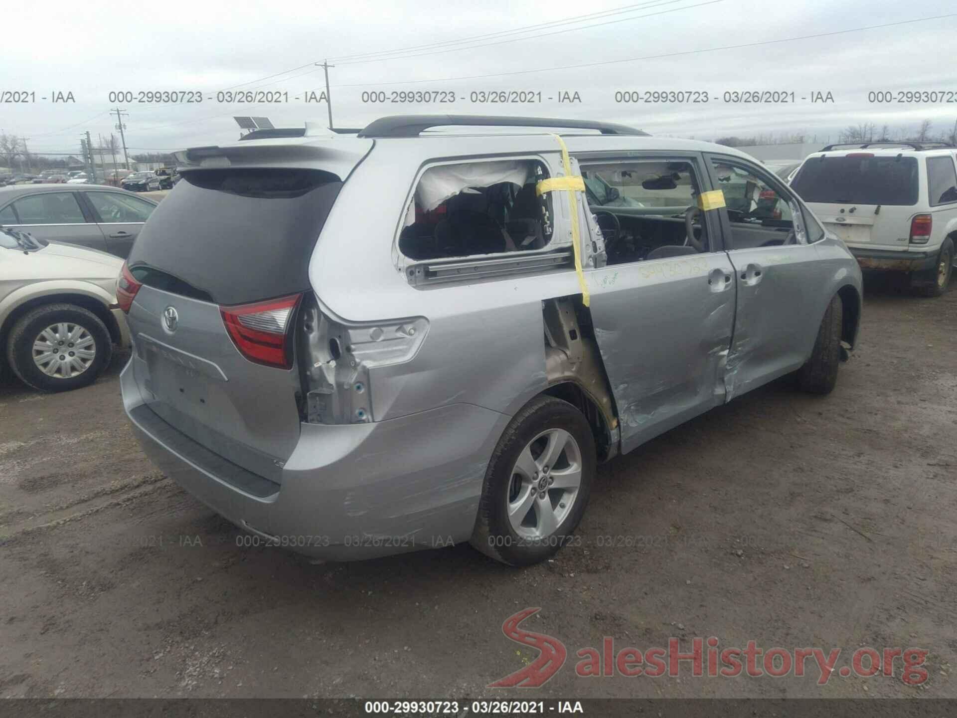 5TDKZ3DC3LS065172 2020 TOYOTA SIENNA