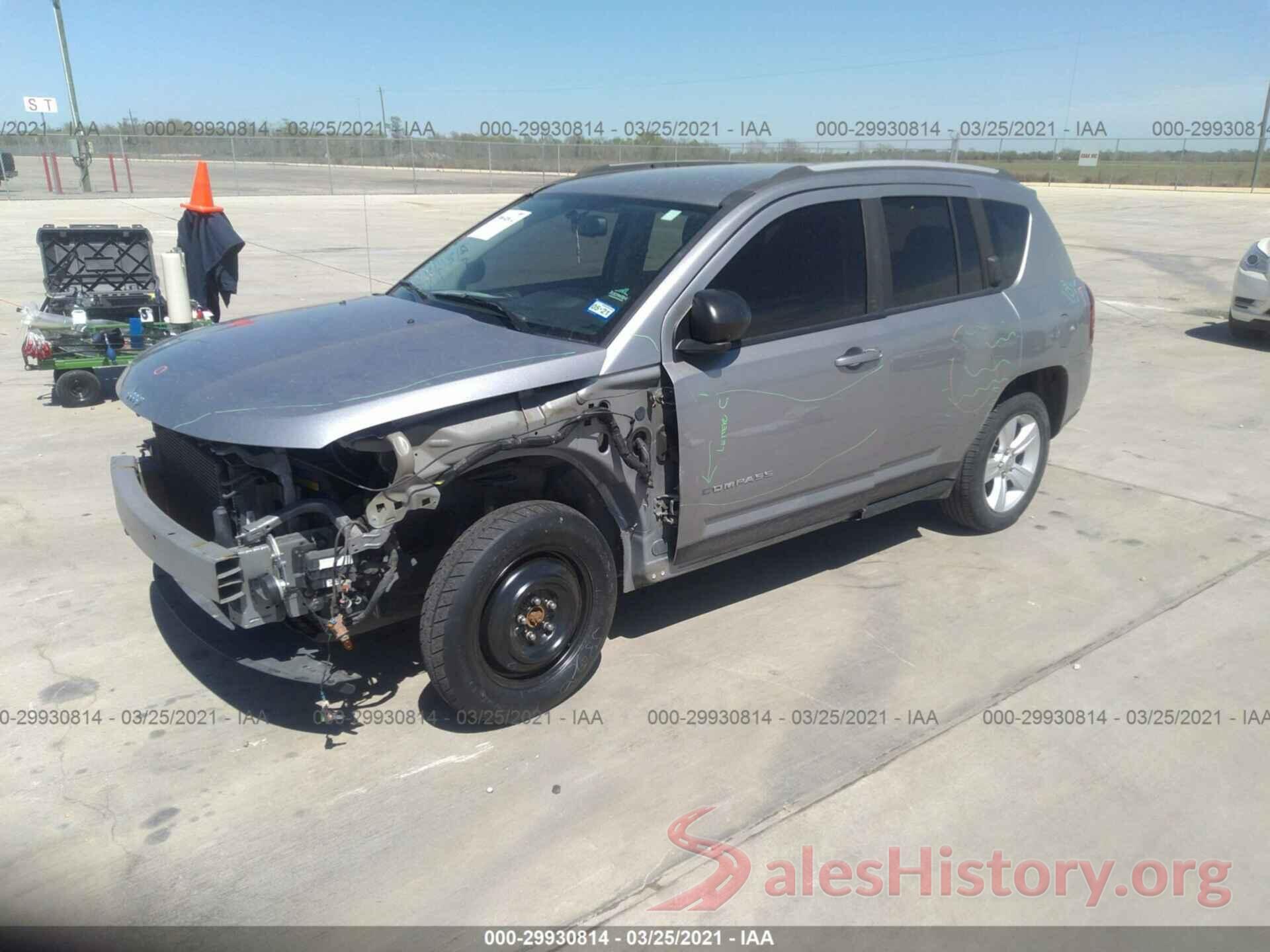 1C4NJCBA9GD710057 2016 JEEP COMPASS