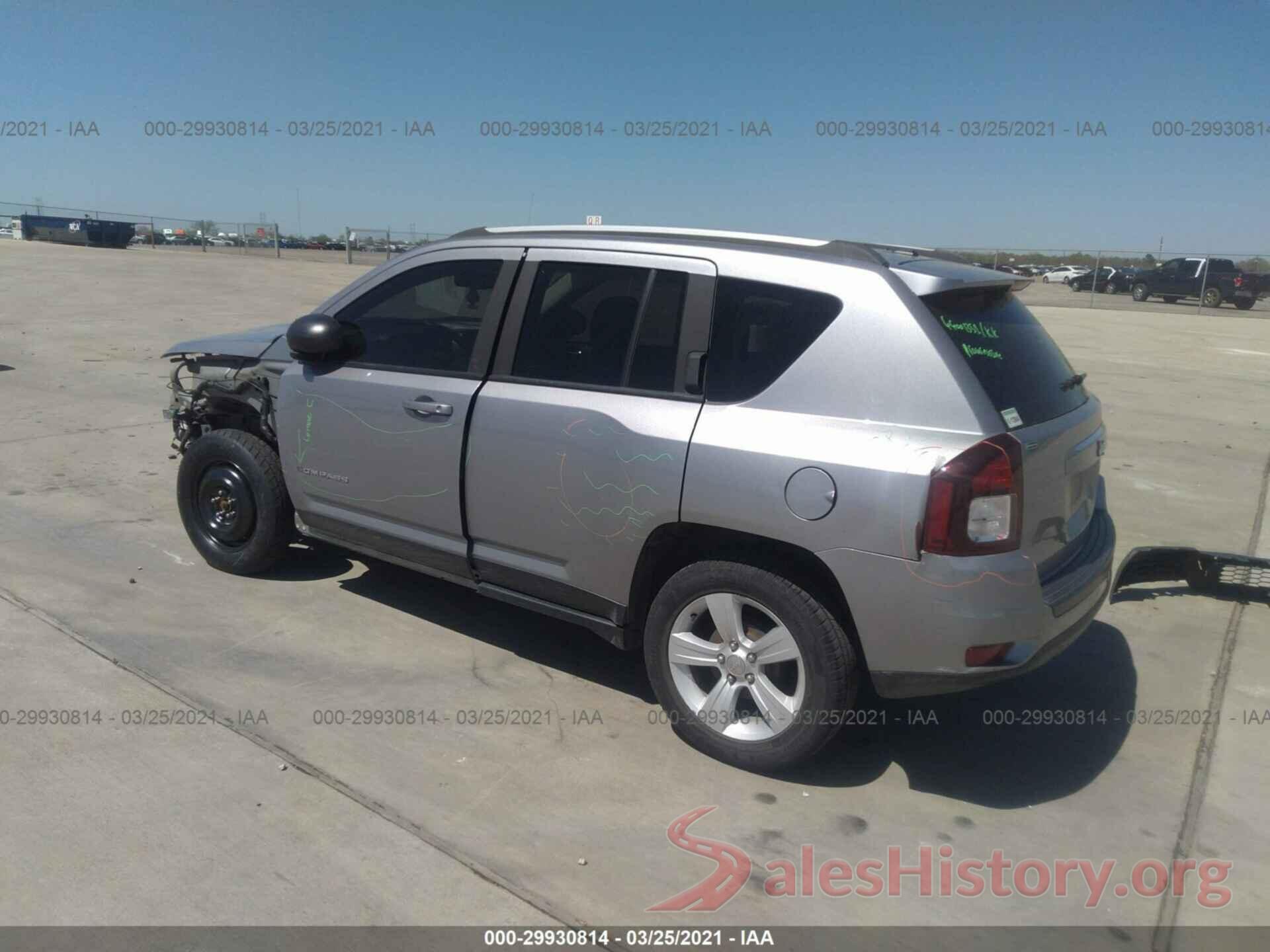 1C4NJCBA9GD710057 2016 JEEP COMPASS