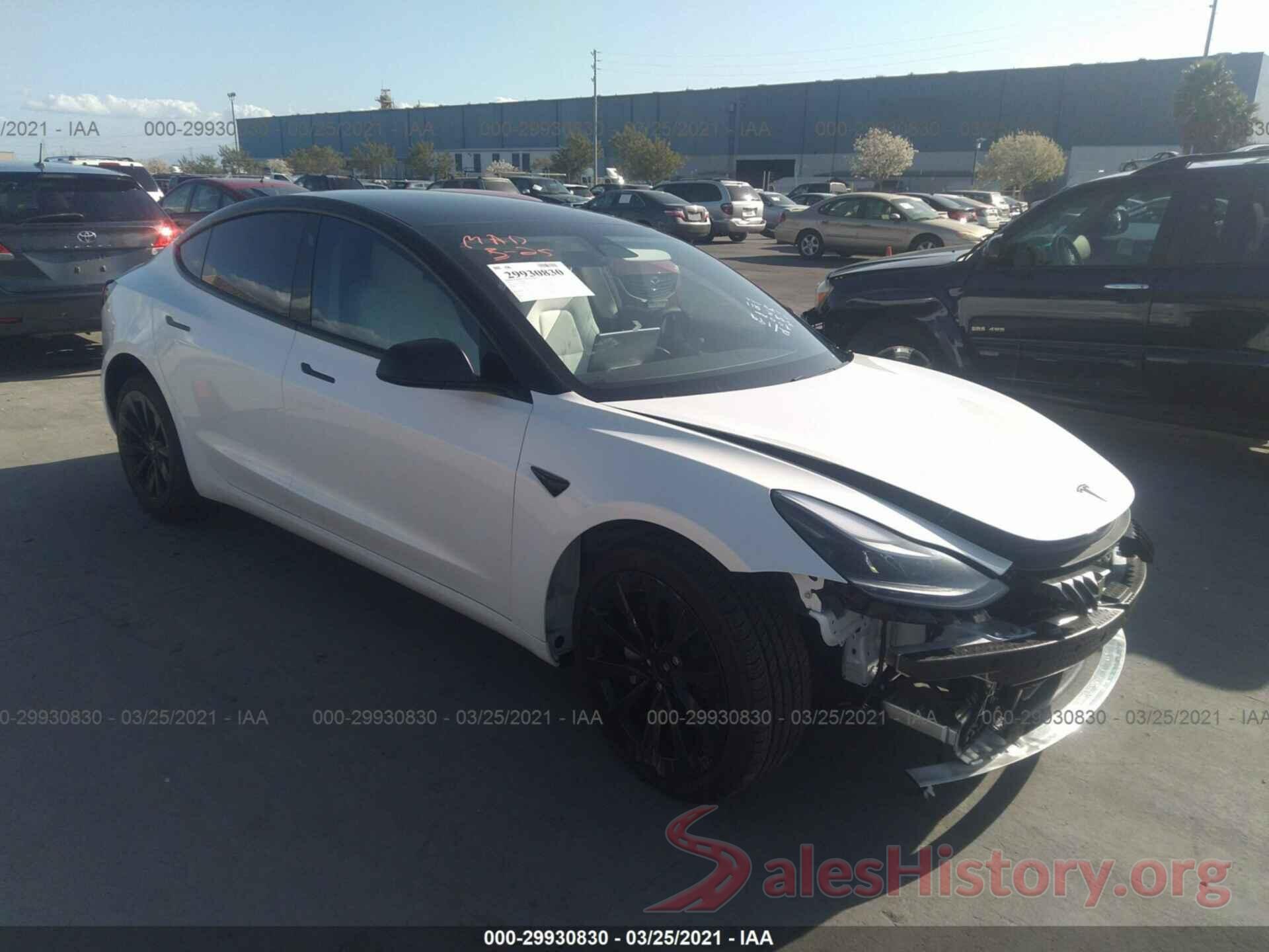 5YJ3E1EB4MF871652 2021 TESLA MODEL 3