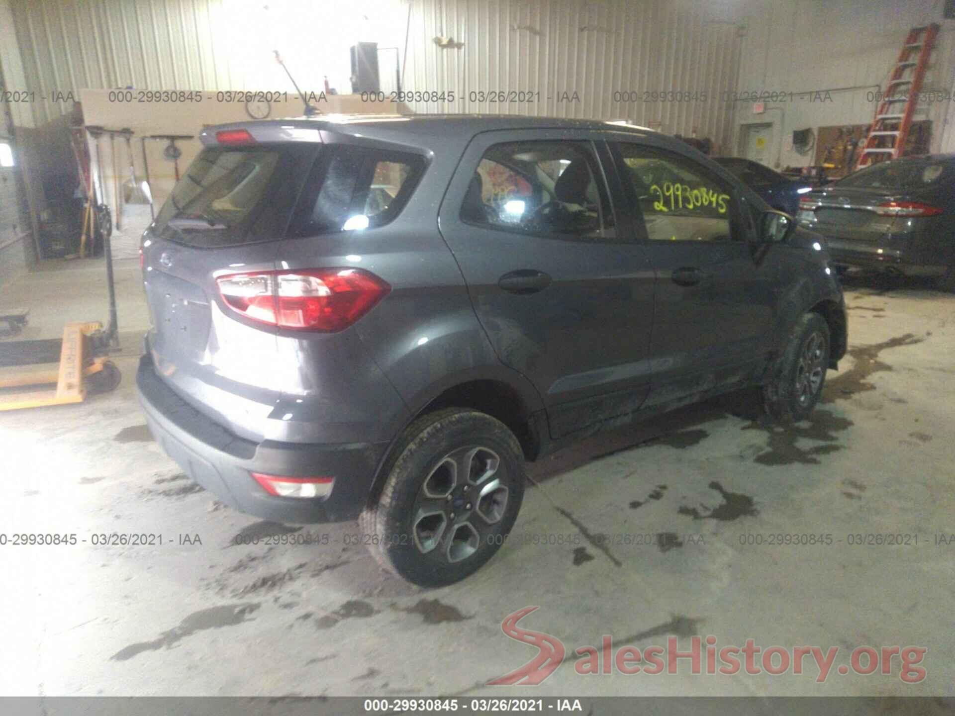 MAJ6S3FL3KC290488 2019 FORD ECOSPORT